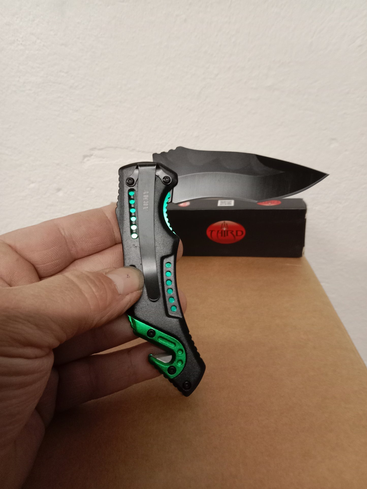 Einhand Messer mit Gürtelclip