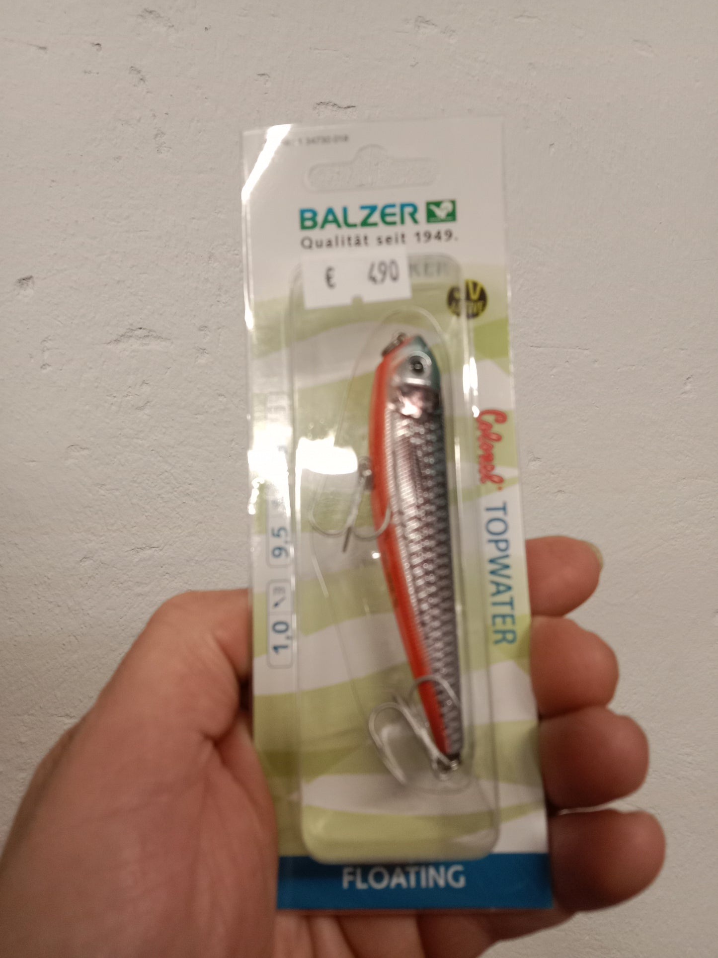 Balzer Top Water FL 9cm Weißfisch