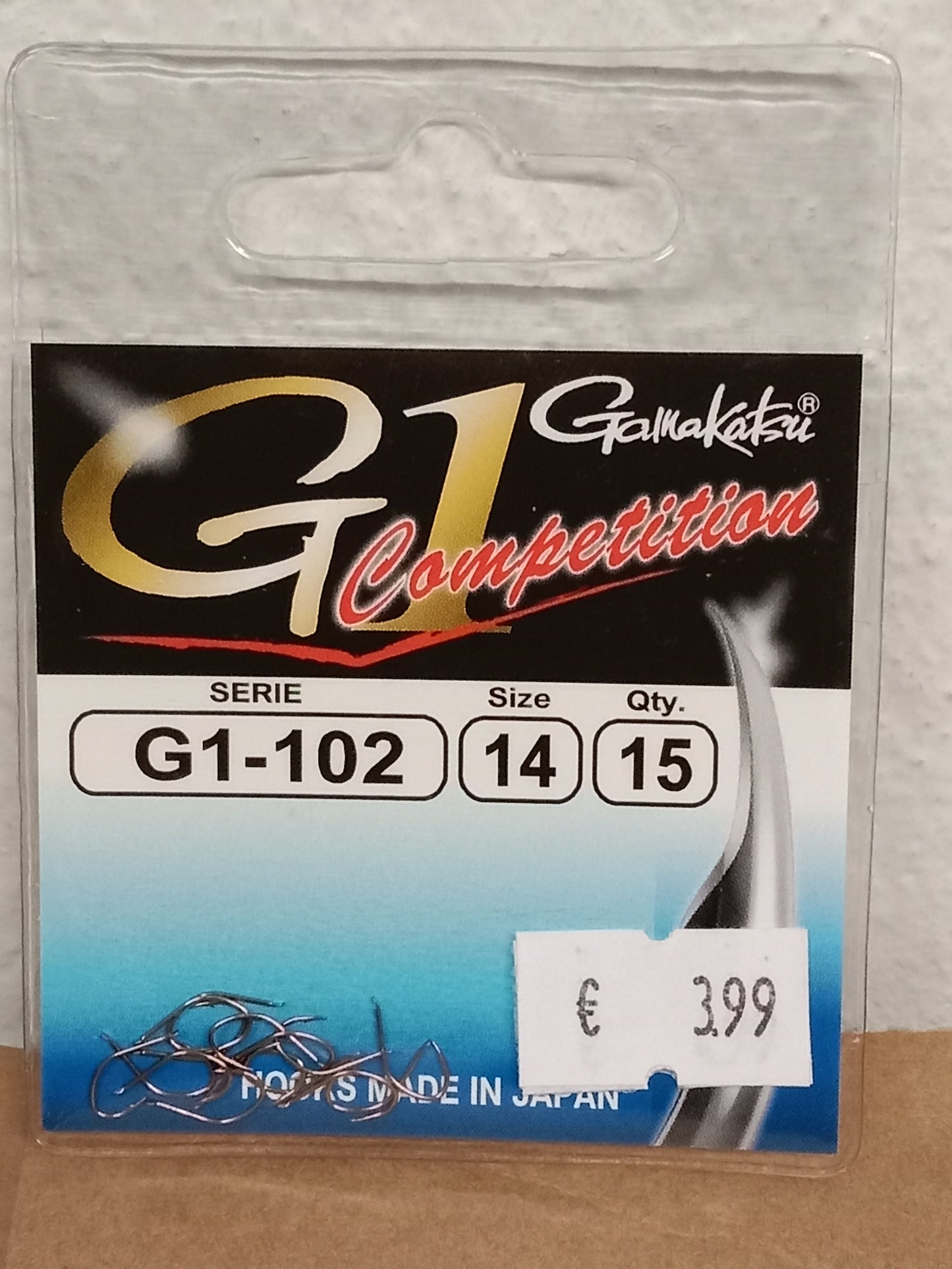 Gamakatsu Haken lose G1 -102 gr 14 15 Stk