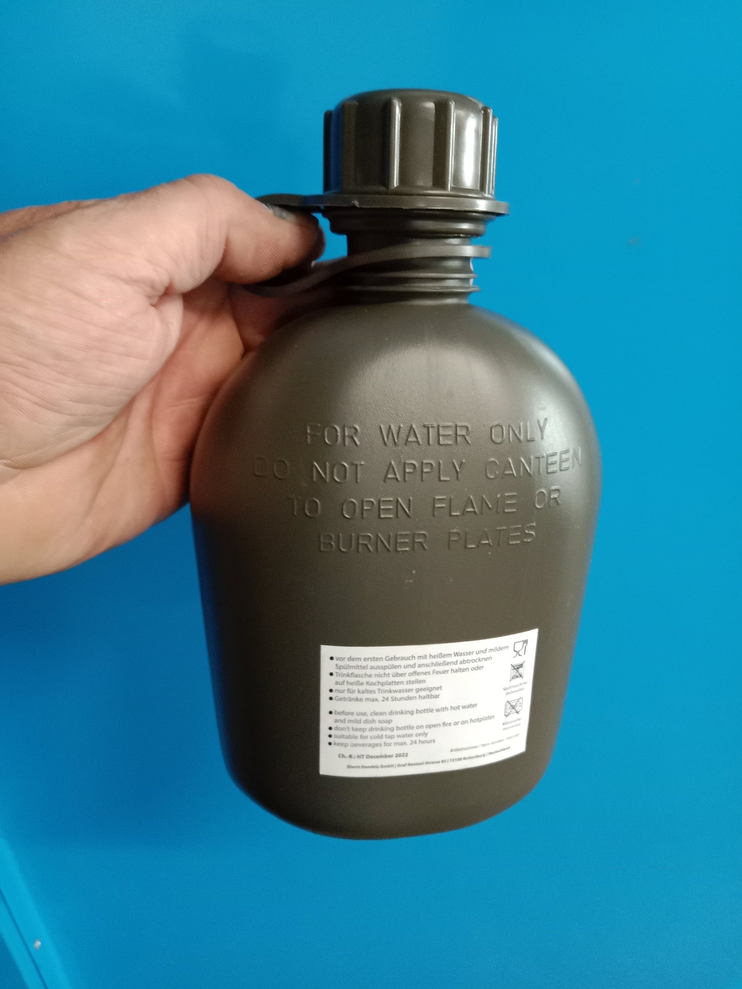 Wasser Flasche Plastik