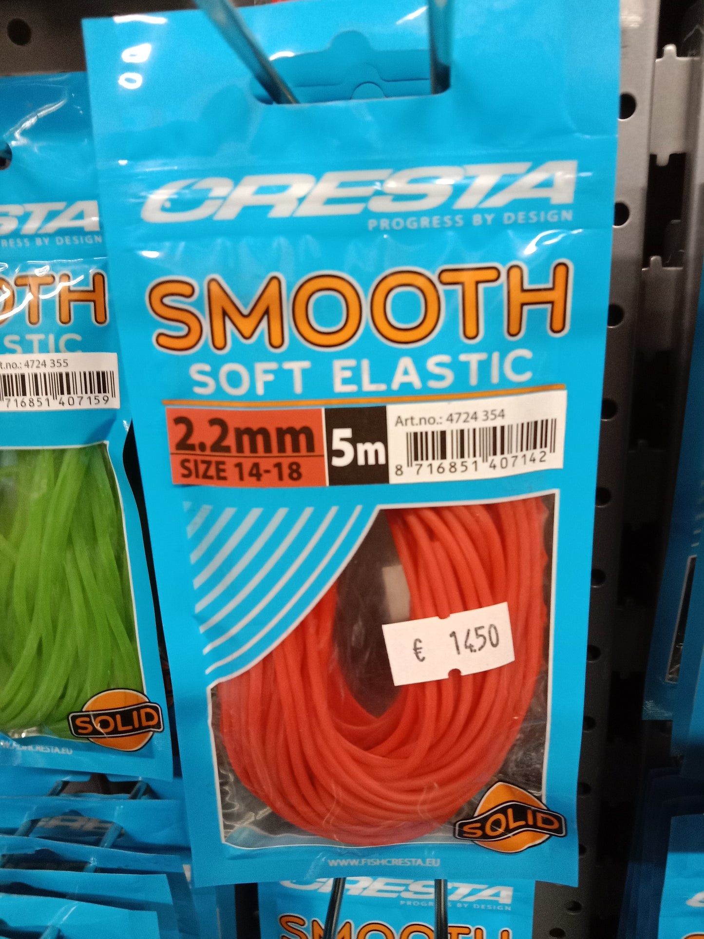 Cresta Stippruten Gummi 5m 2,2mm