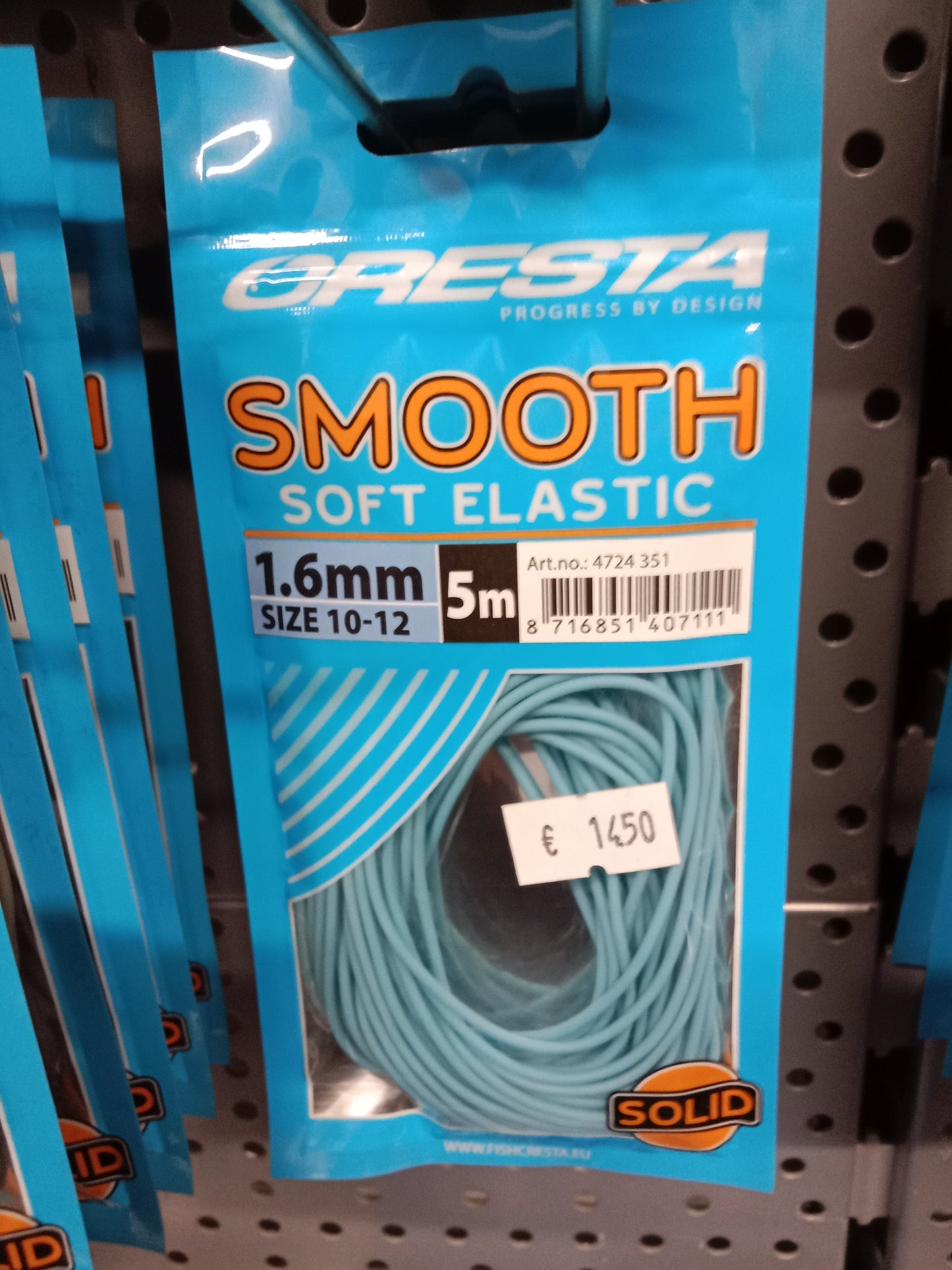 Cresta Stippruten Gummi 5m 1,6mm