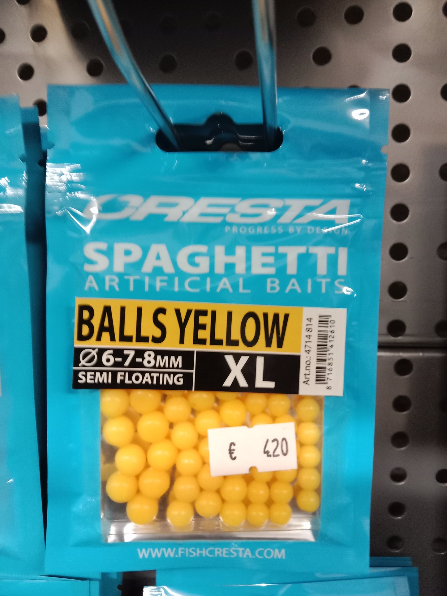 Cresta Spaghetti Balls XL Yellow