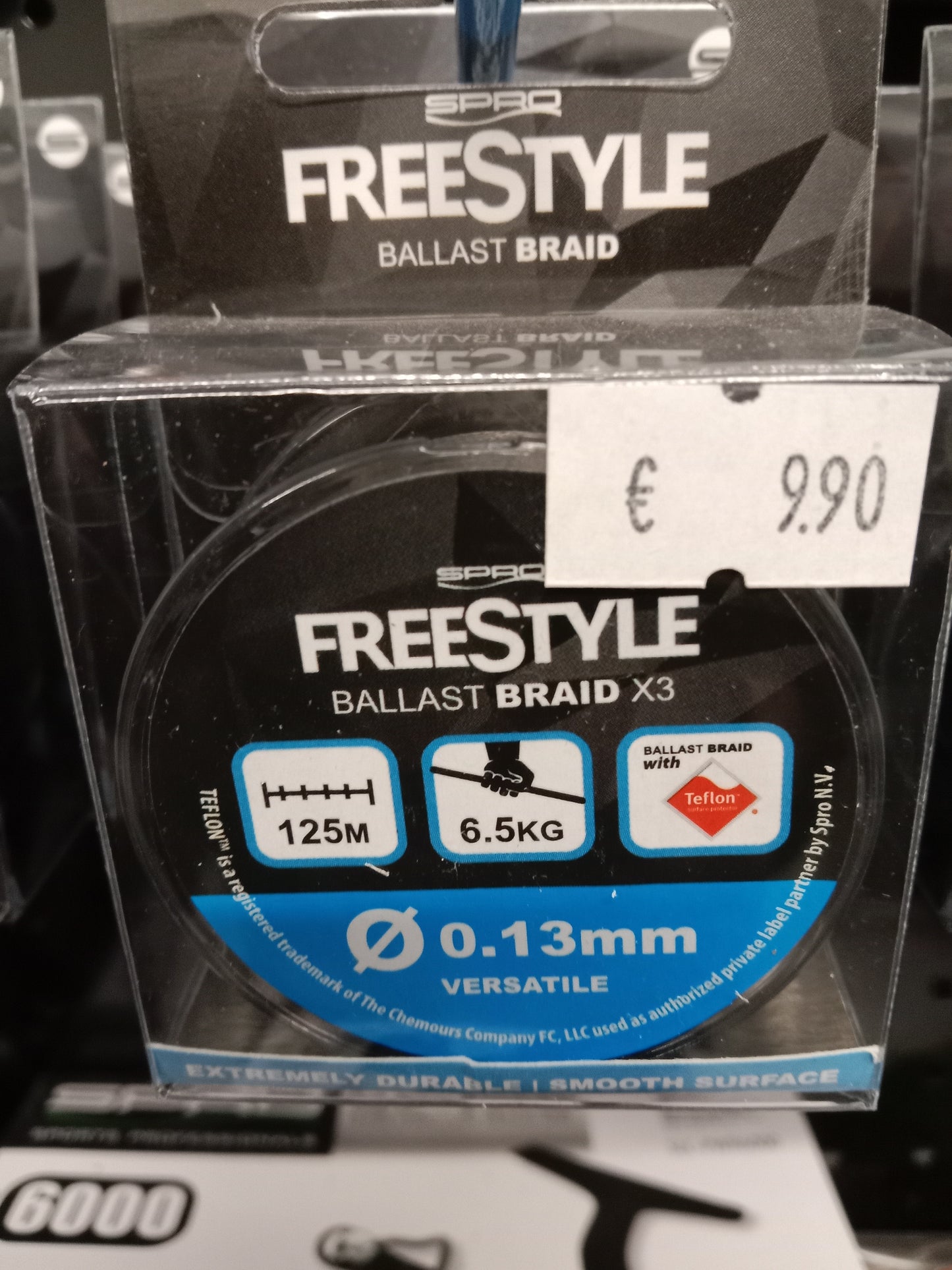SPRO Freestyle 3x Braid Geflechtschnur 125m 6,5Kg 0,13mm Schwarz