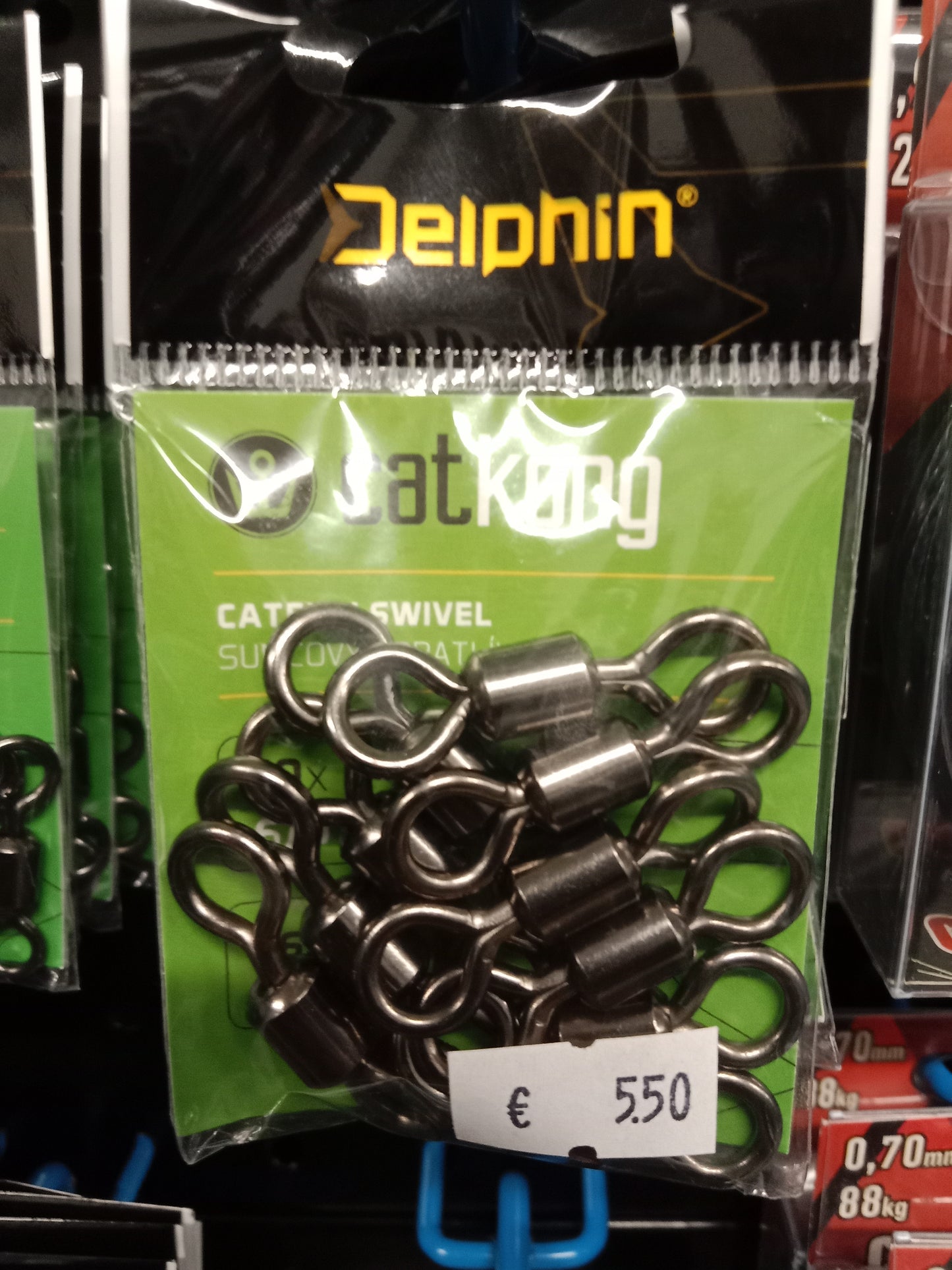 Delphin CATKONG Wirbel 10stk 6/0 165Kg Tragkraft