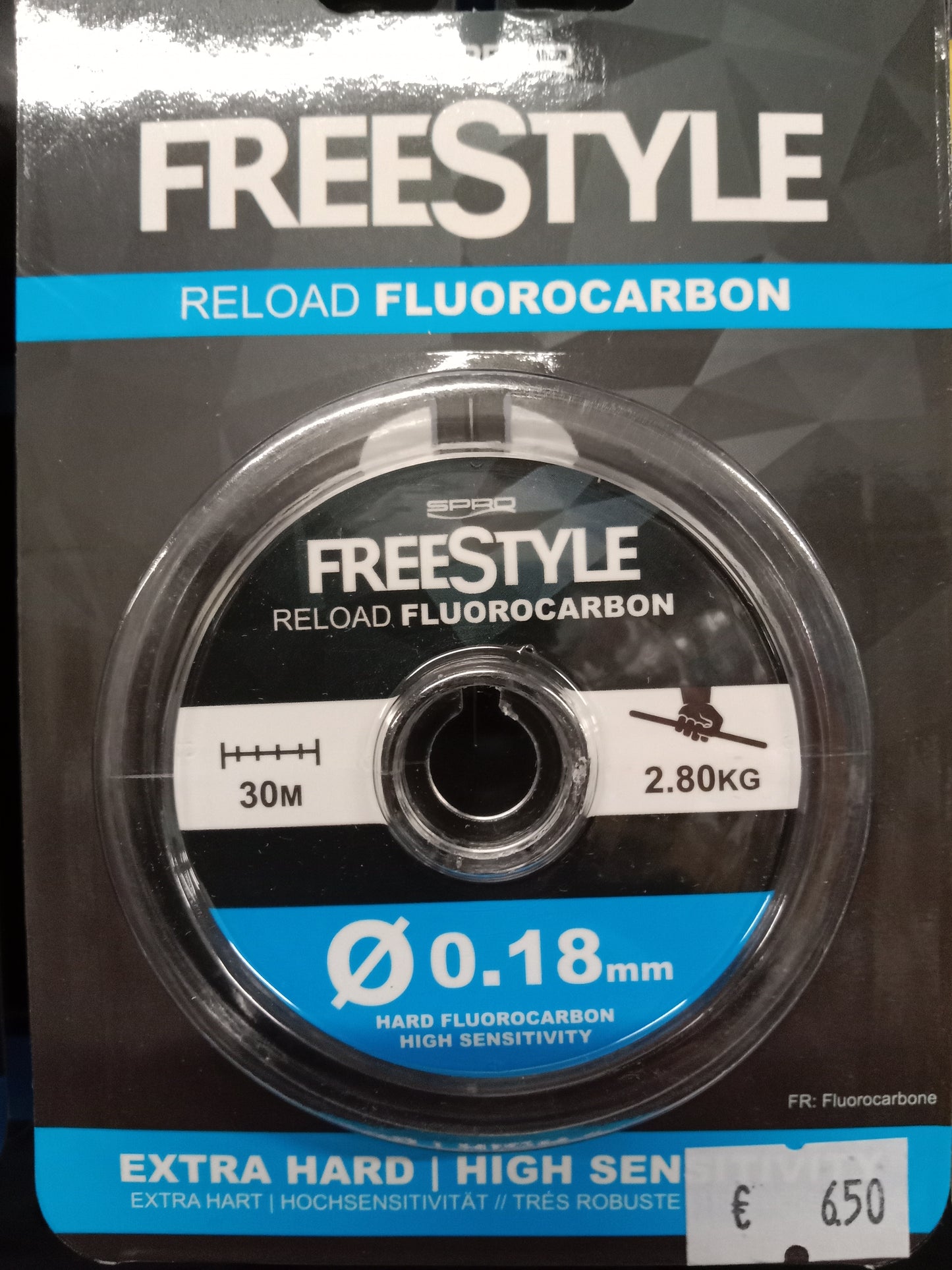 SPRO Freestyle Fluocarbon Vorfachschnur 0,18mm 30m 2,8kg