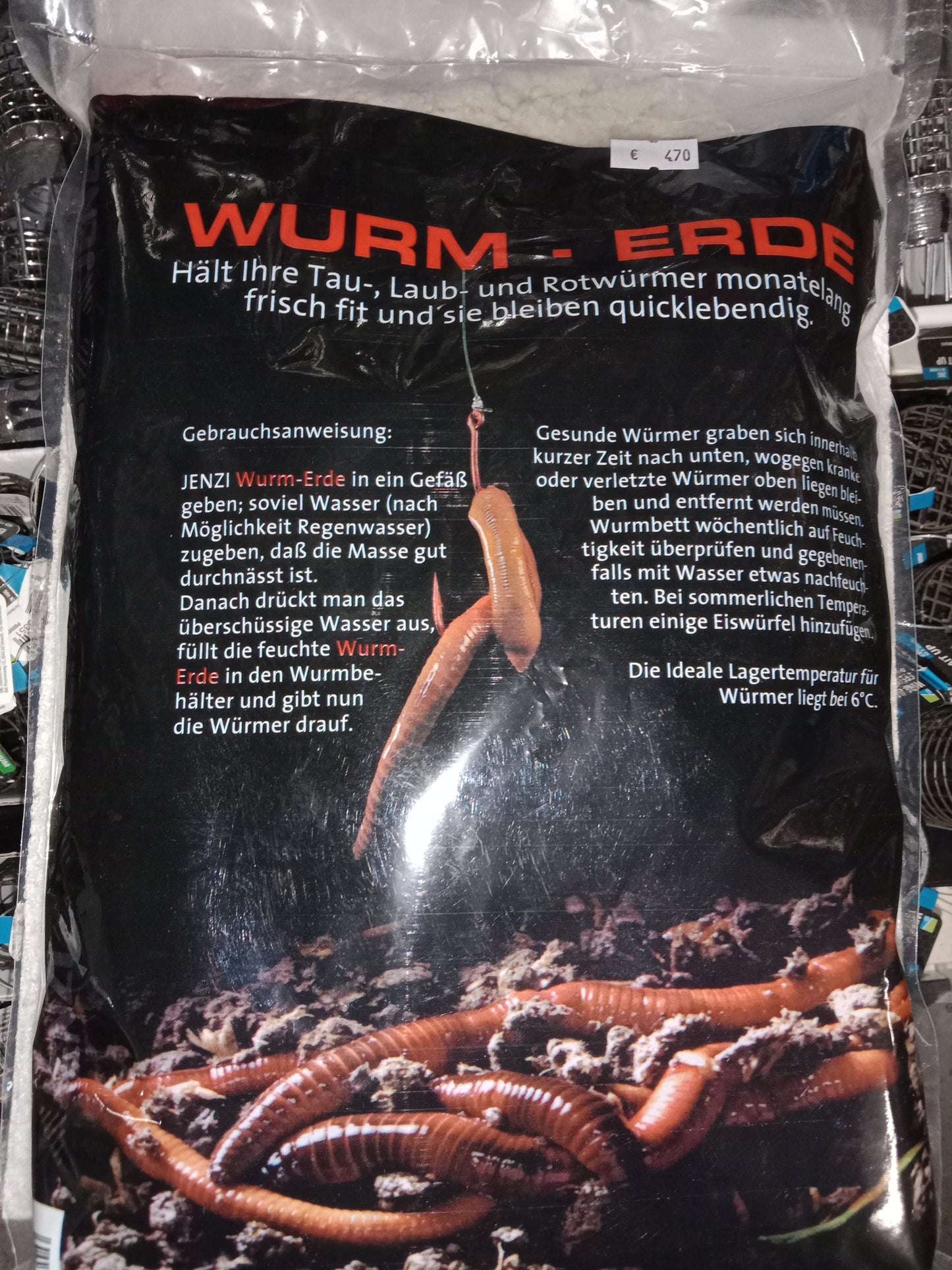 Jenzi Wurmerde (Wurmnahrung)