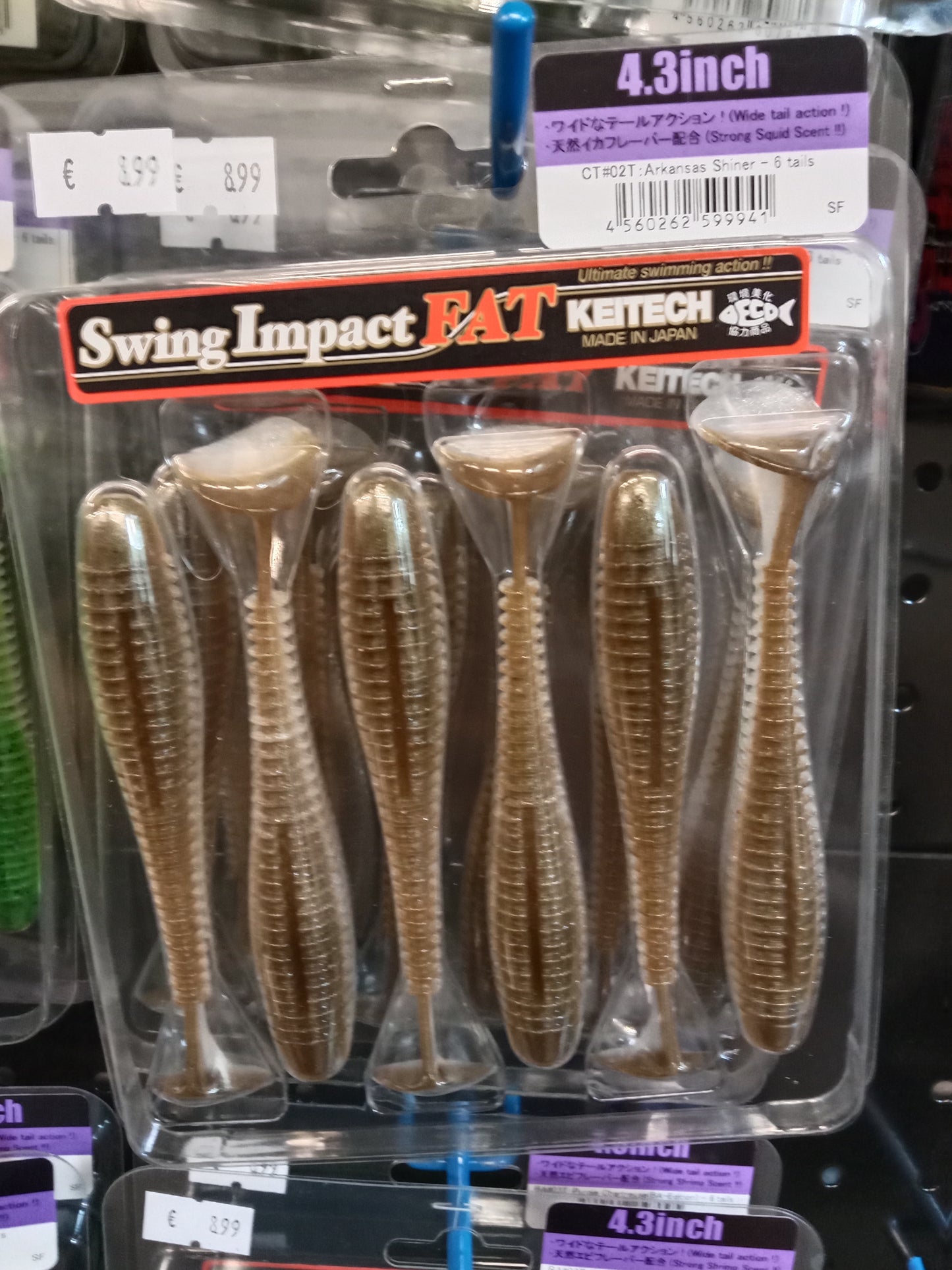 Keitech FAT Swing Impact 4,3 Arkansas Shiner