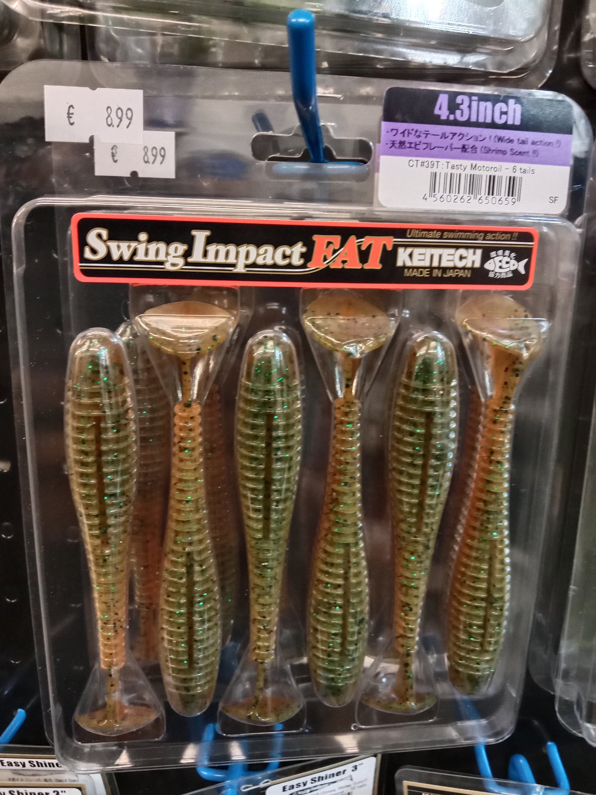 Keitech FAT Swing Impact 4,3 Tasty Motoroil