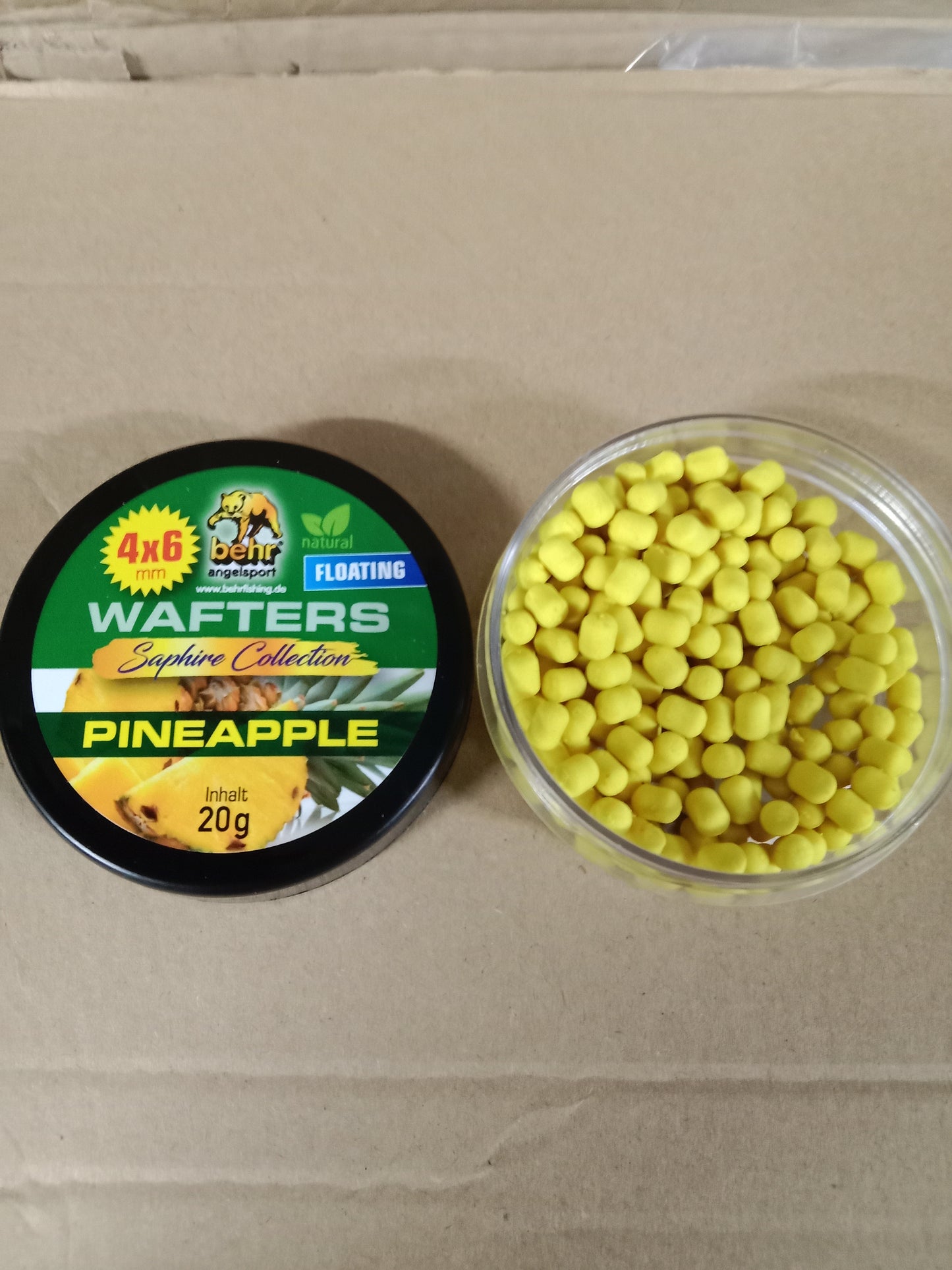 Behr Wafters 4x6mm Pineapple gelb 20g