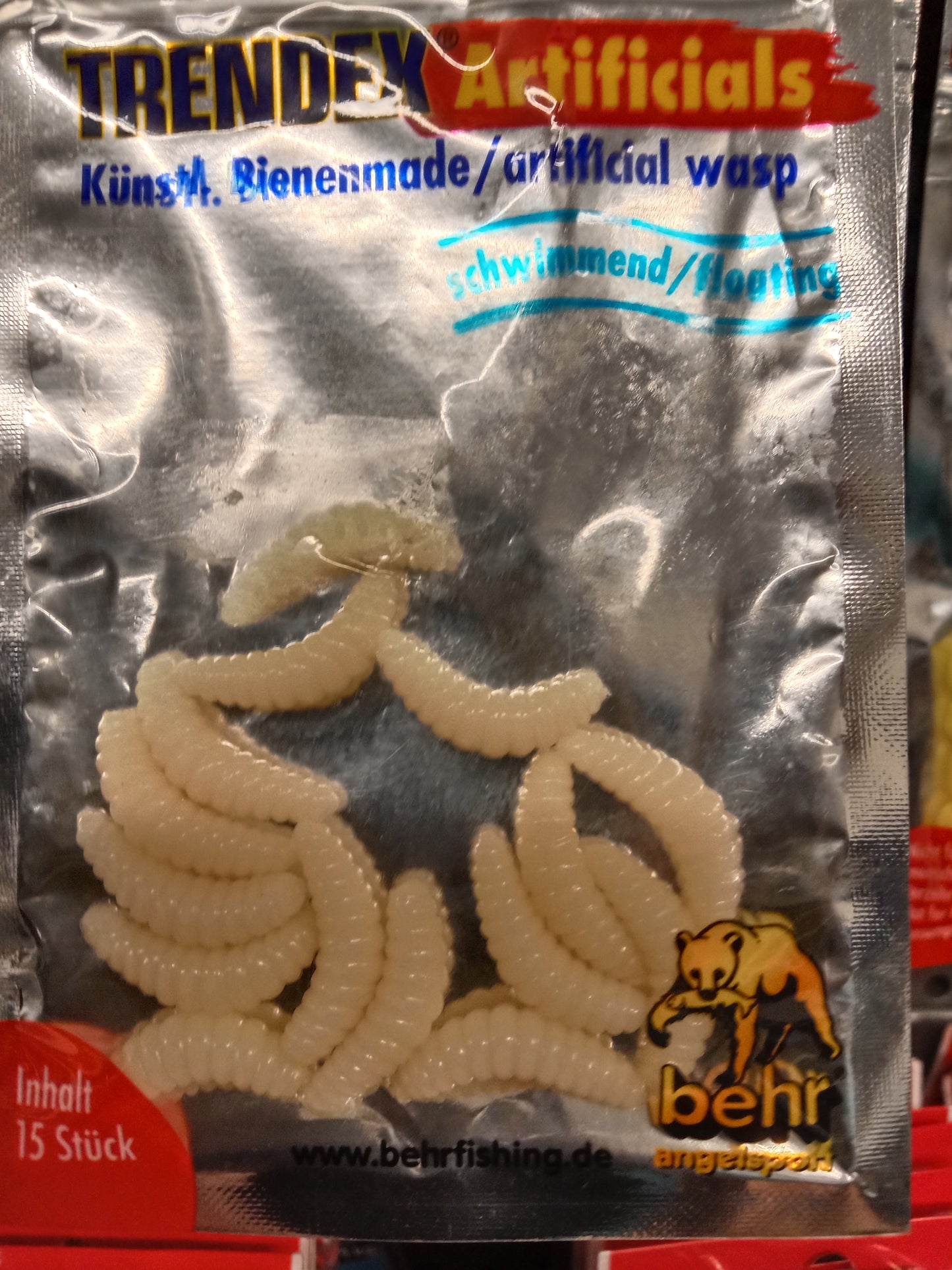 Behr Künstliche Bienenmaden Natur Weiss