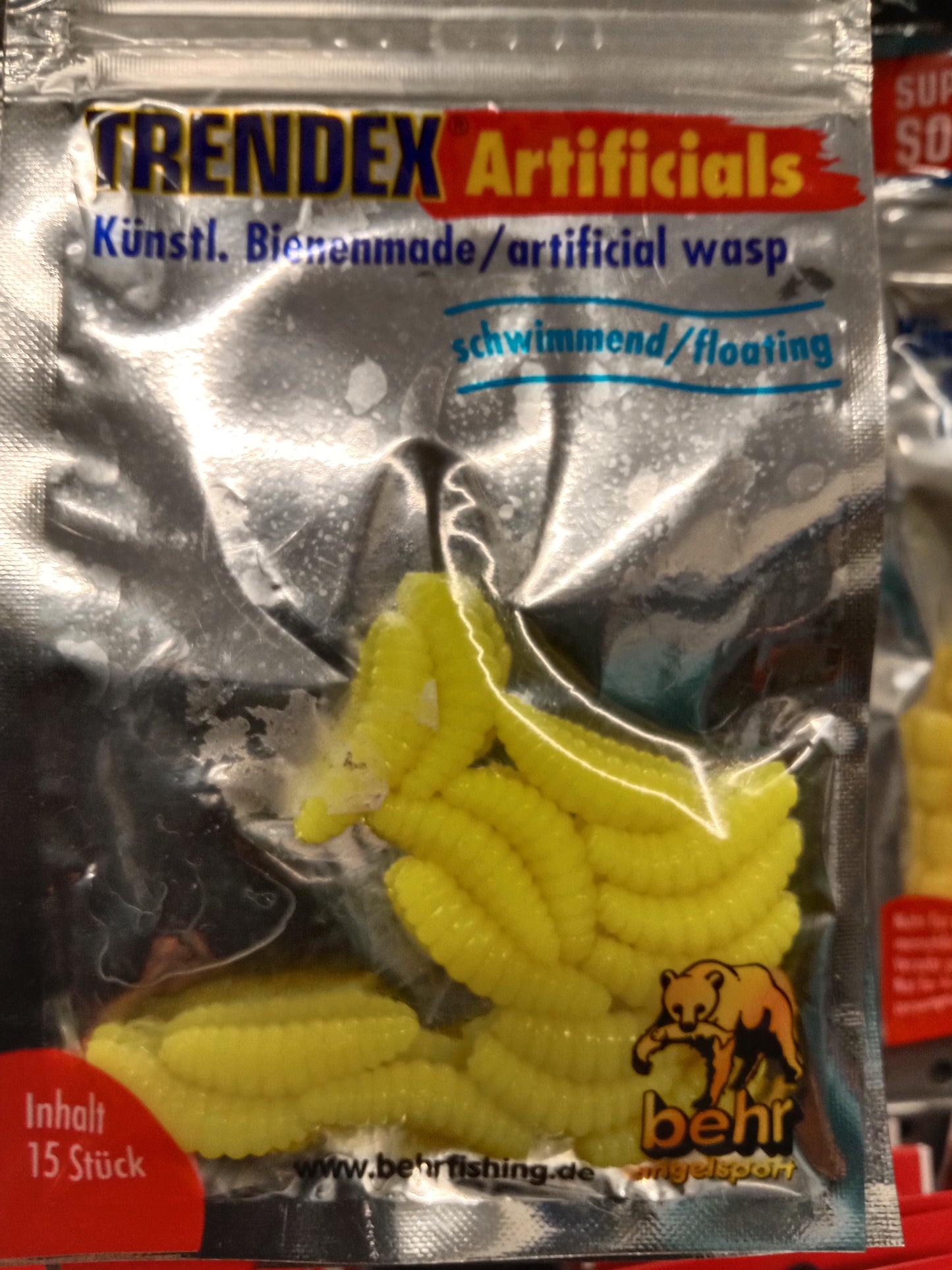 Behr Künstliche Bienenmaden gelb