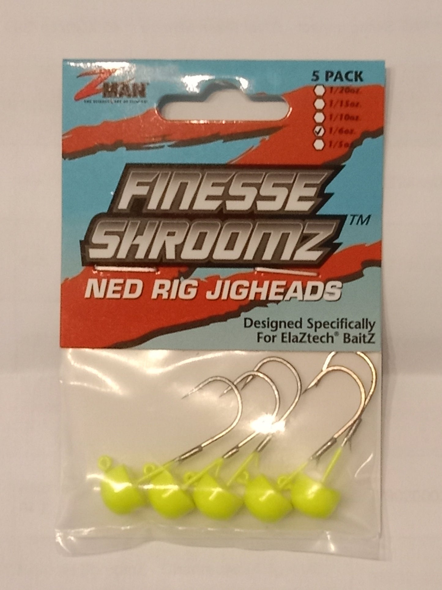 Z-MAN Finesse ShroomZ Jighead Chartreuse 4,6g