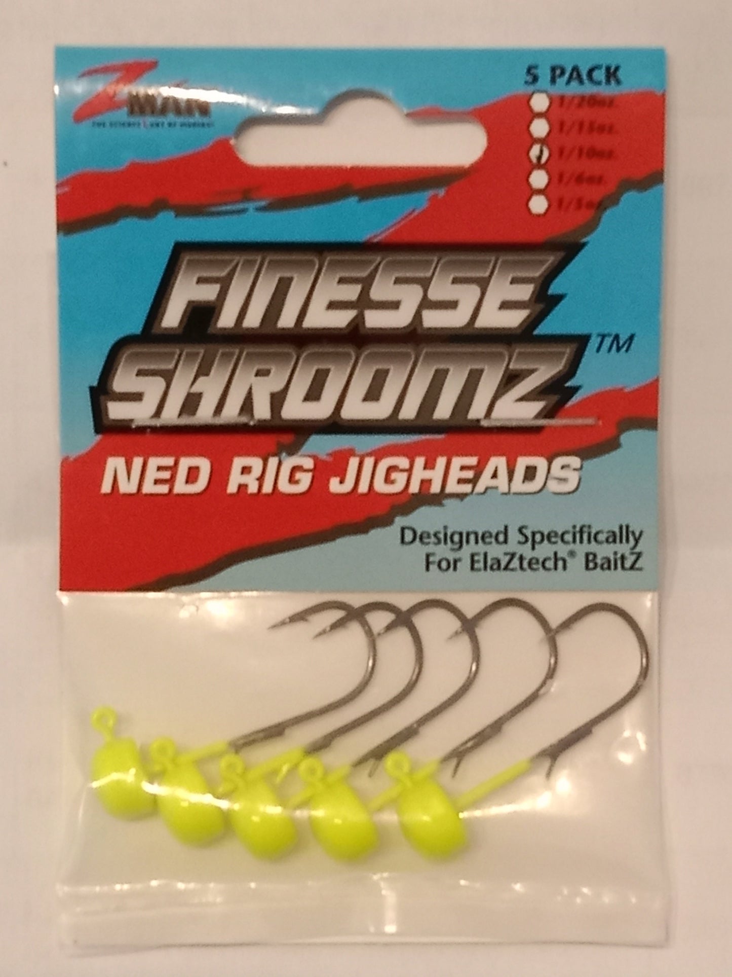 Z-MAN Finesse ShroomZ Jighead Chartreuse 2,8g