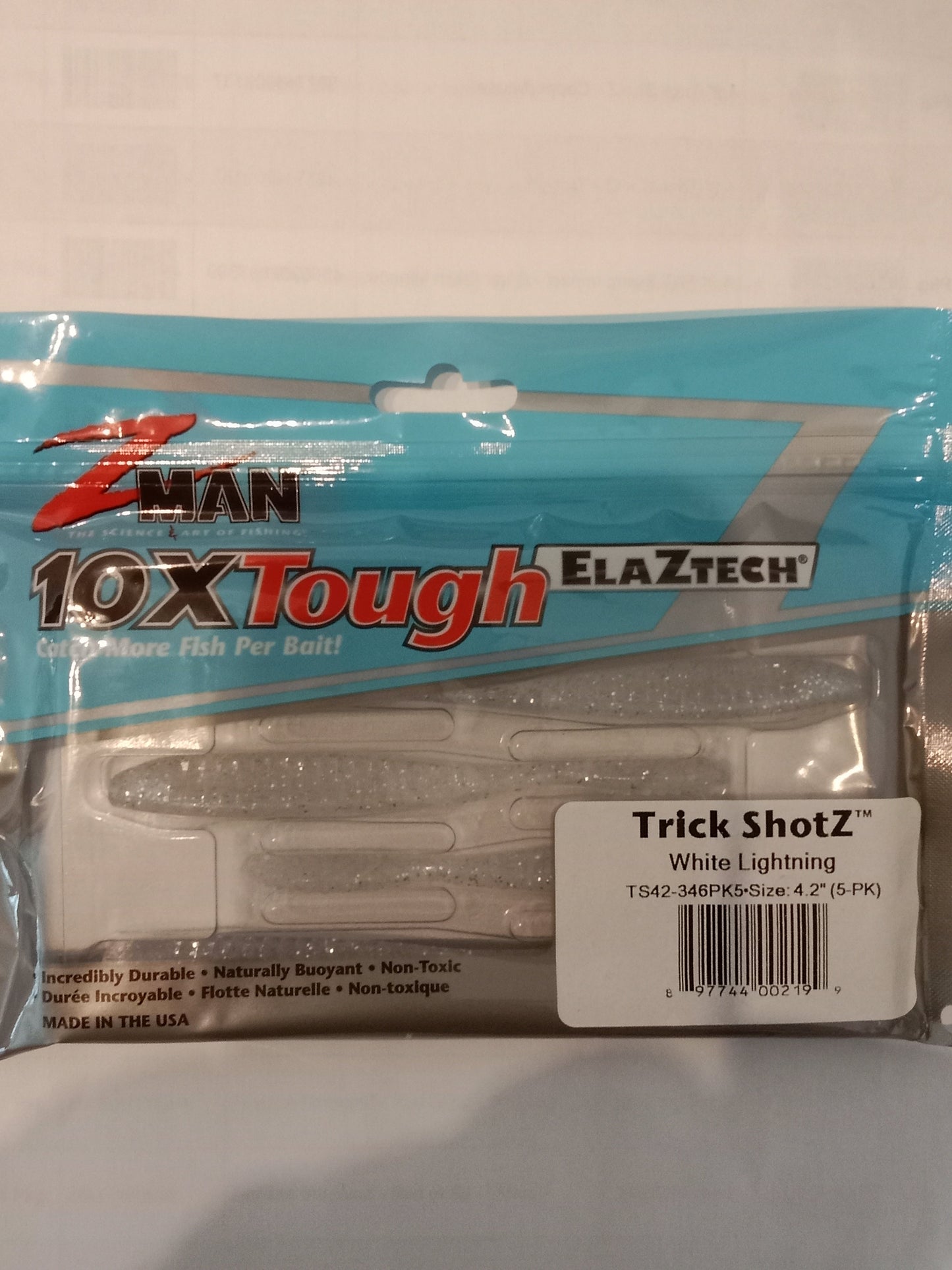 Z-MAN Trick ShotZ 4,2 White Lightning