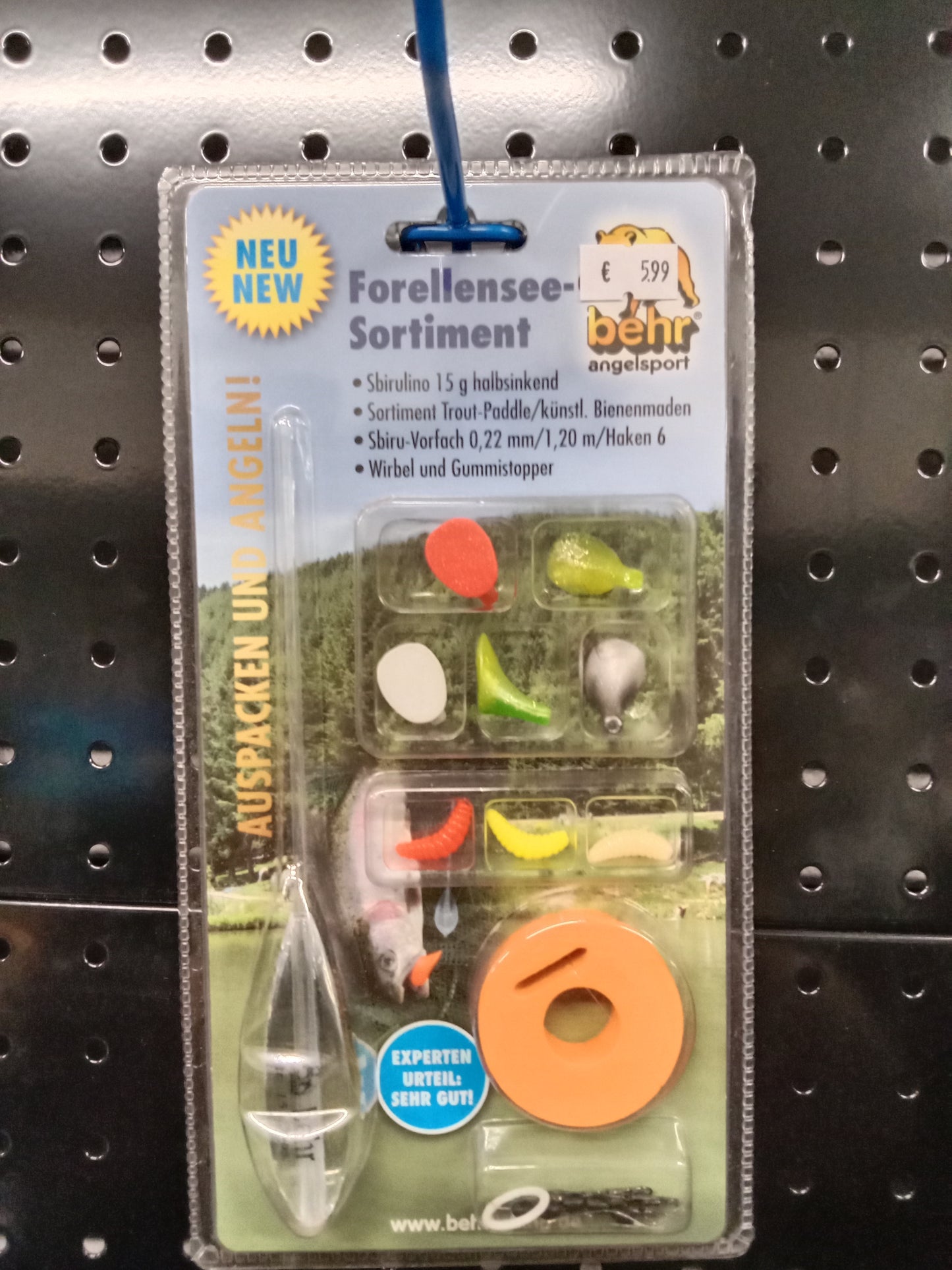 Behr Forellen See Sbirolino Set mit Köder Sortiment