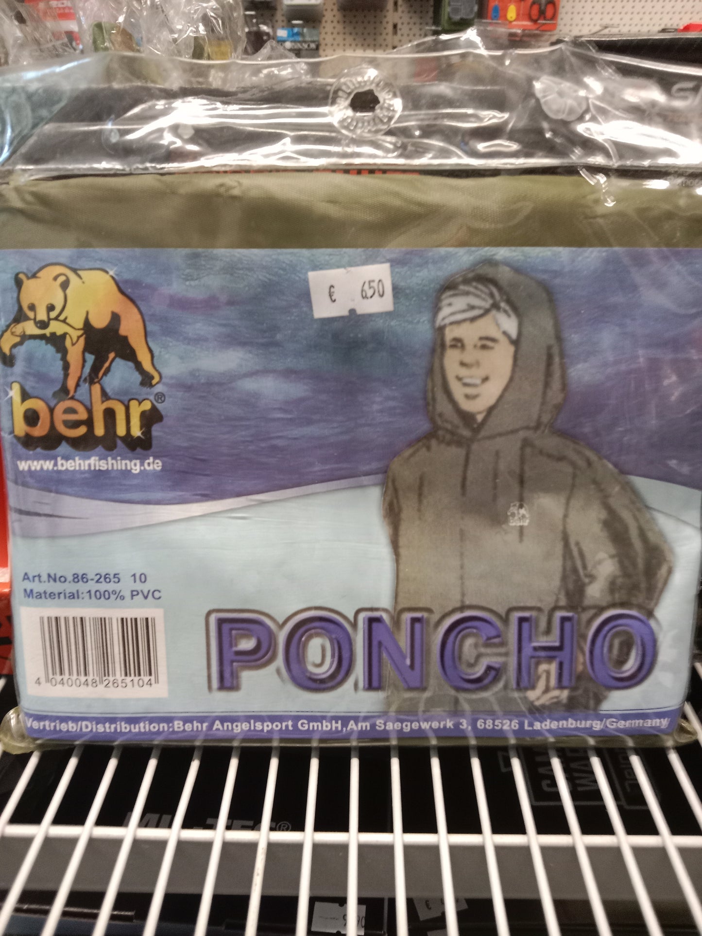 Behr Regen PONCHO Universal Größe