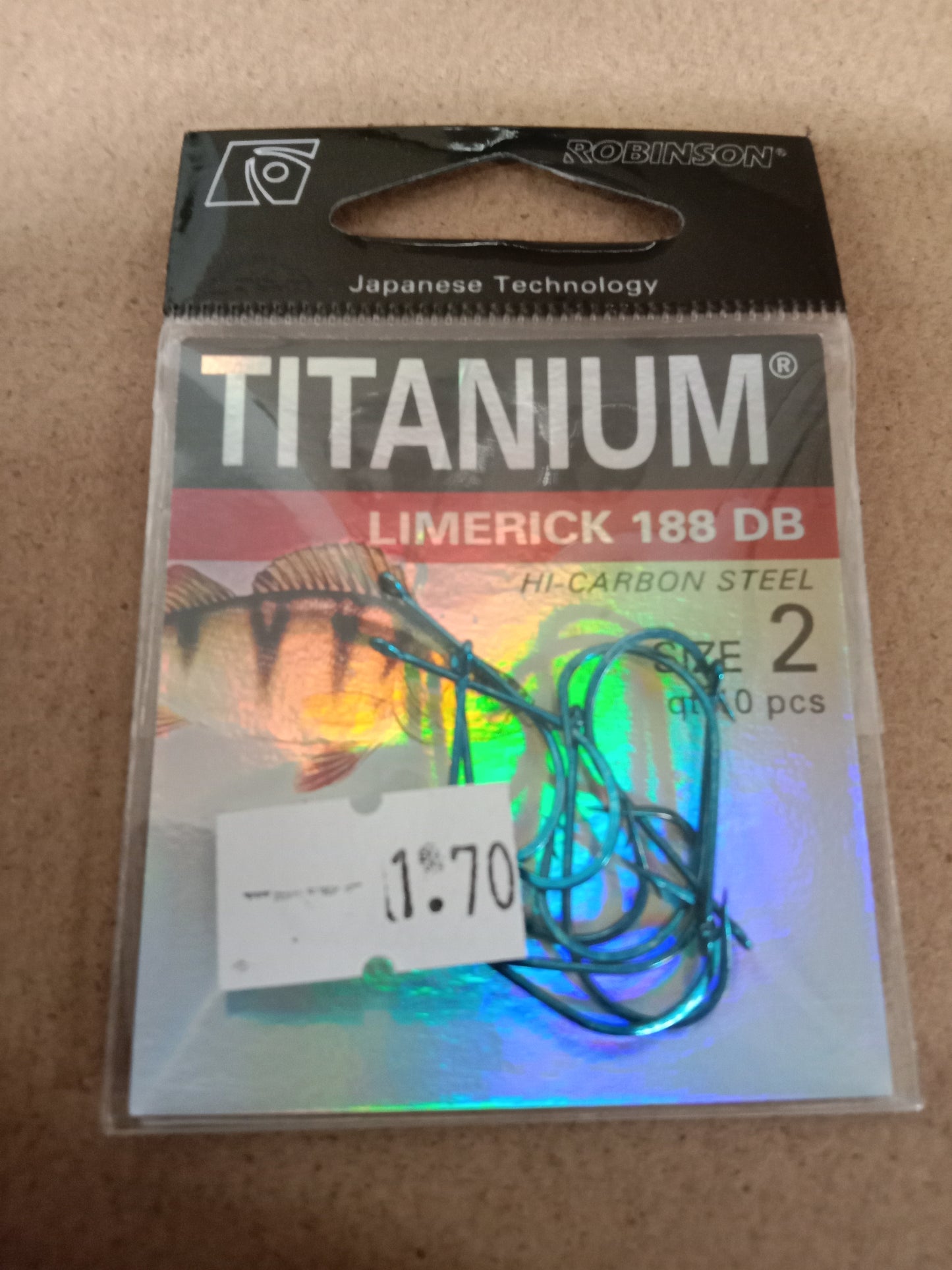 Robinson VDE Titanium Öhr Haken Barsch gr 2