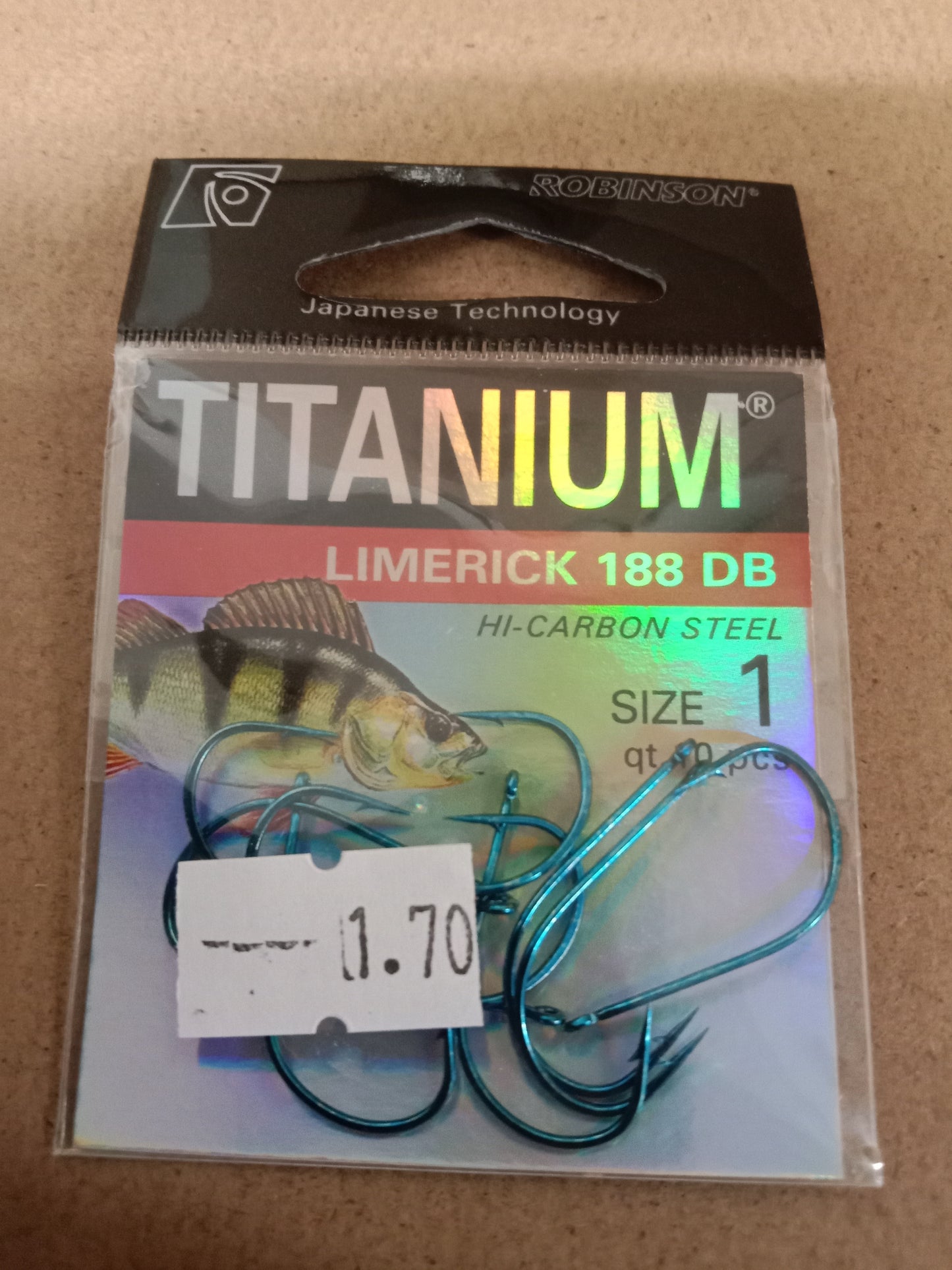 Robinson VDE Titanium Öhr Haken Barsch gr 1