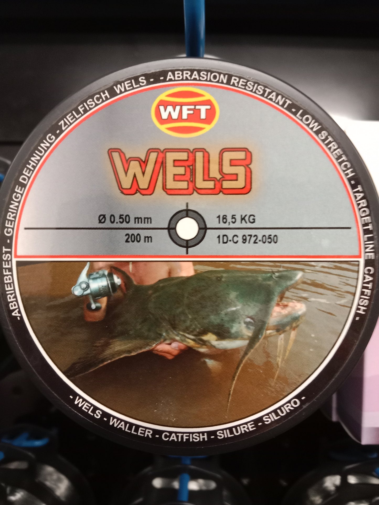 WFT Zielfisch MONOFIL Schnur Wels 200m 16,5Kg 0,50mm