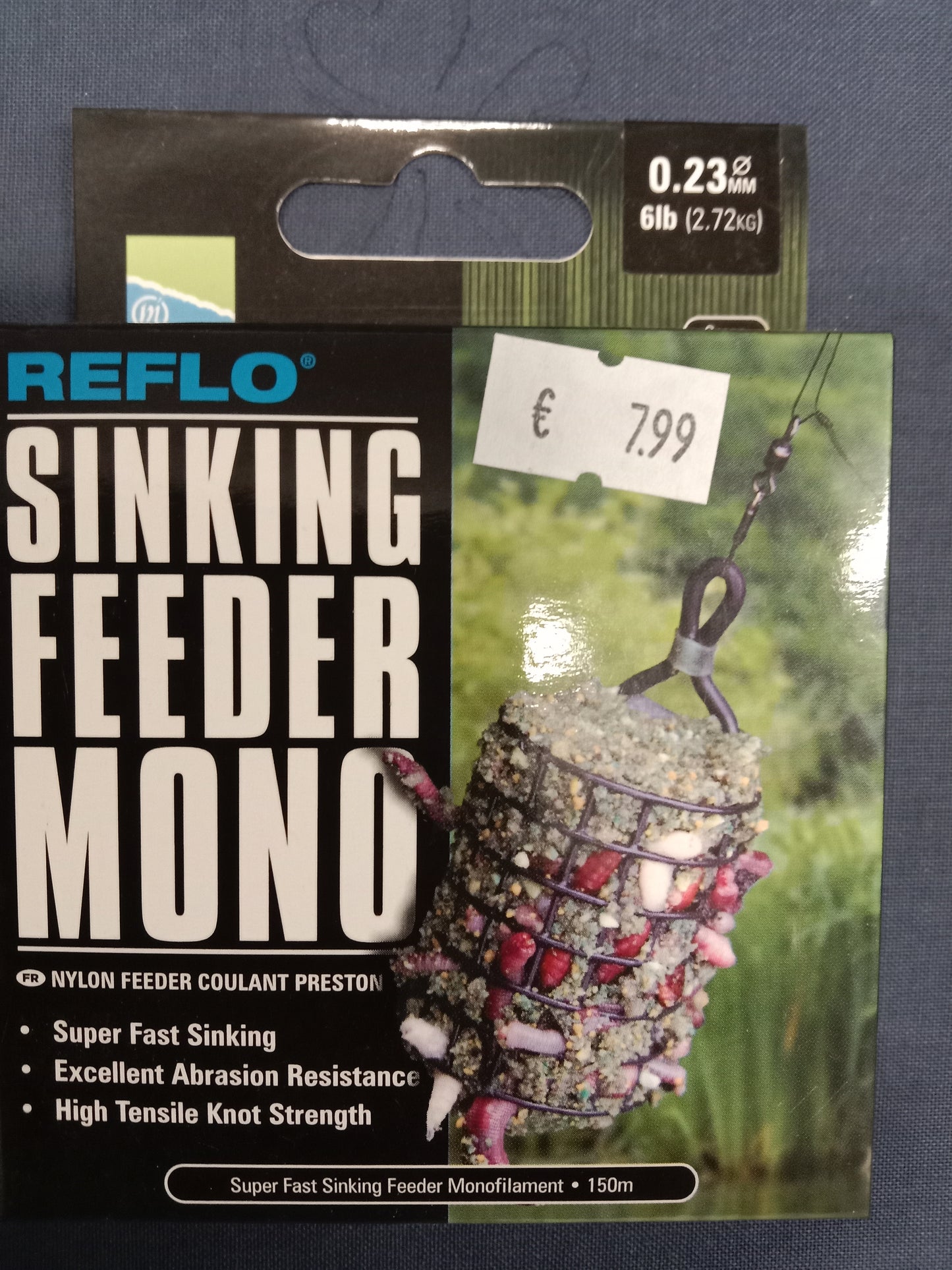 Preston Sinking Feeder Mono Schnur 150m 0,23mm 2,72Kg Tragkraft