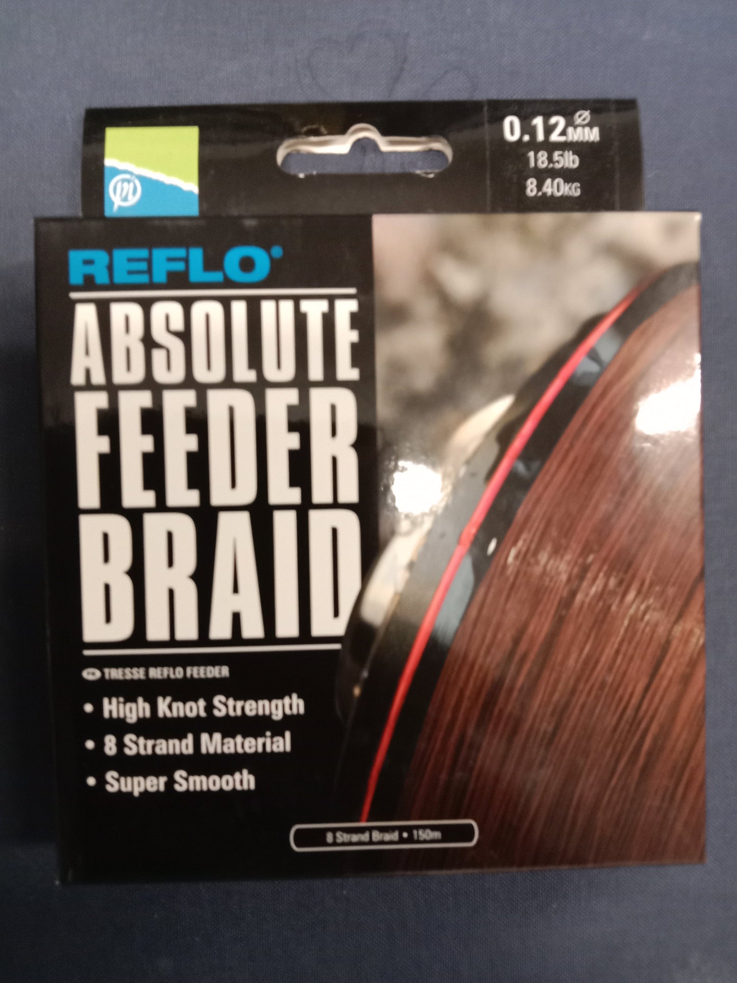 Preston Absolute Feeder Braid Schnur 150m 0,12mm 8,4Kg Tragkraft