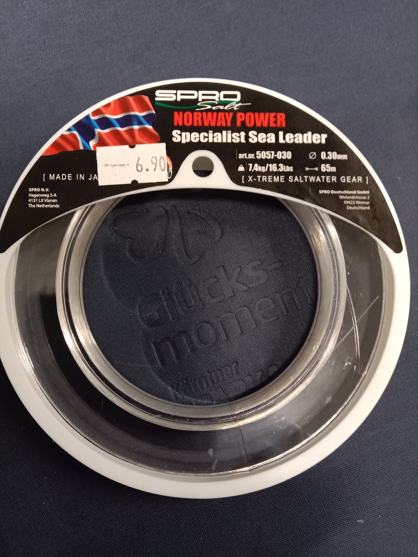 SPRO Norway SEA Leader Vorfachmaterial 65m 0,30mm 7,4kg Transparent