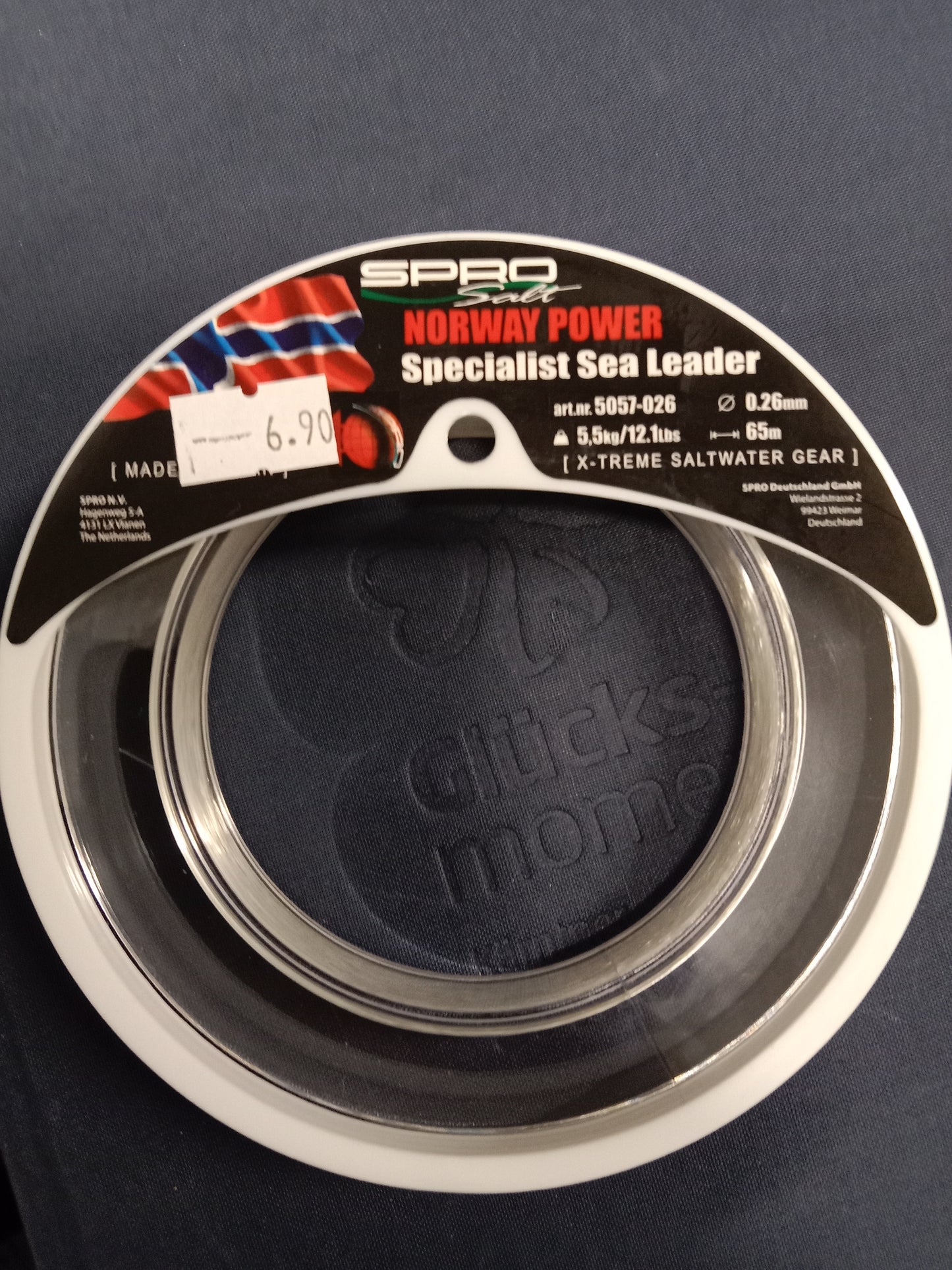 SPRO Norway SEA Leader Vorfachmaterial 65m 0,26mm 5,5kg Transparent