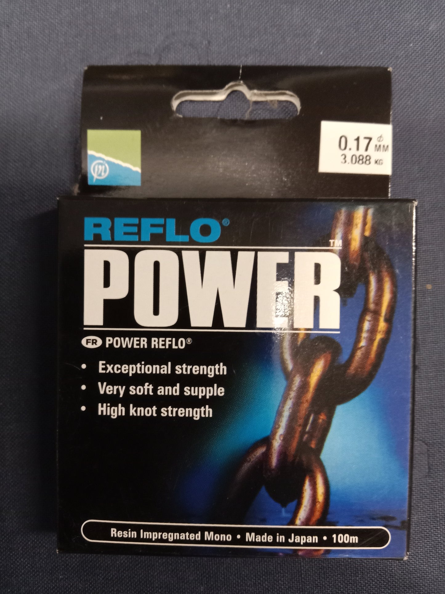 Preston Reflo Power Vorfach Schnur 100m 0,17mm 3,08Kg Tragkraft
