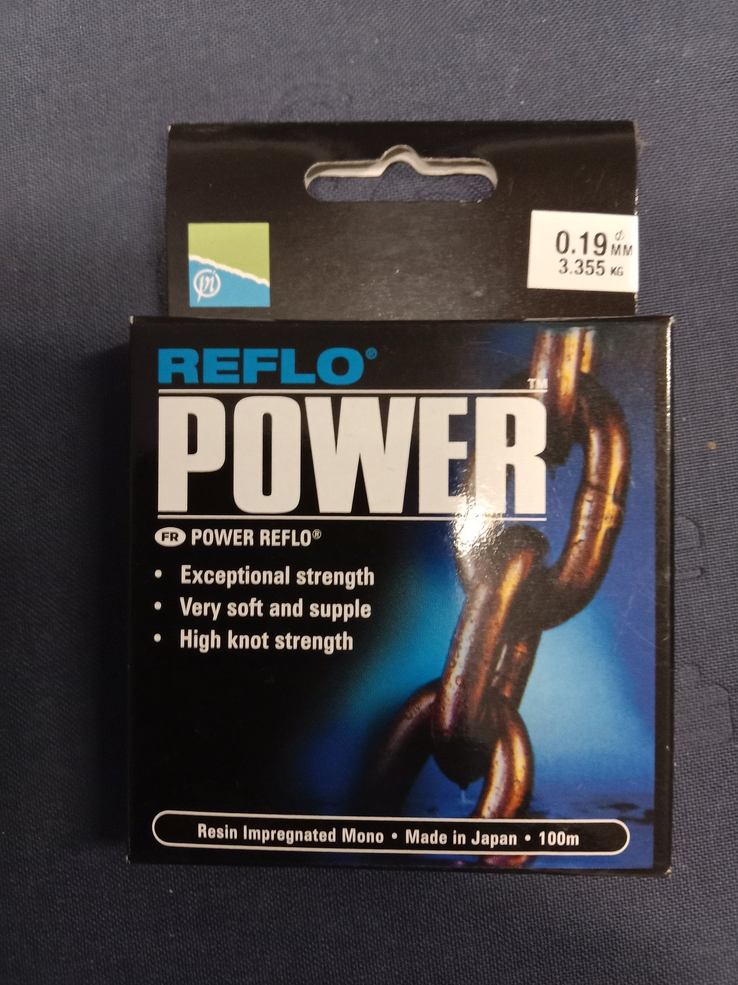 Preston Reflo Power Vorfach Schnur 100m 0,19mm 3,35Kg Tragkraft