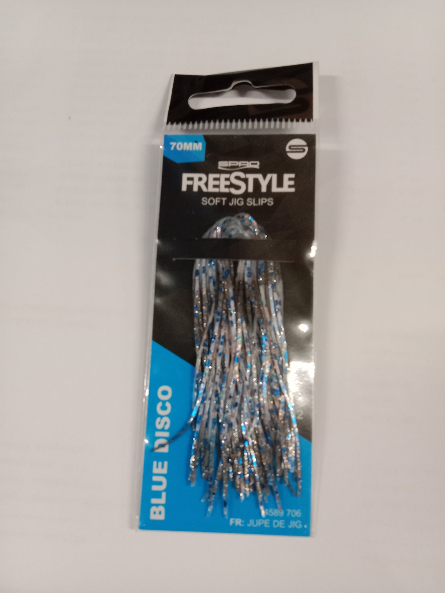 Freestyle JIG Slips (Gummi Fransen Skirts) Farbe Blue Disco