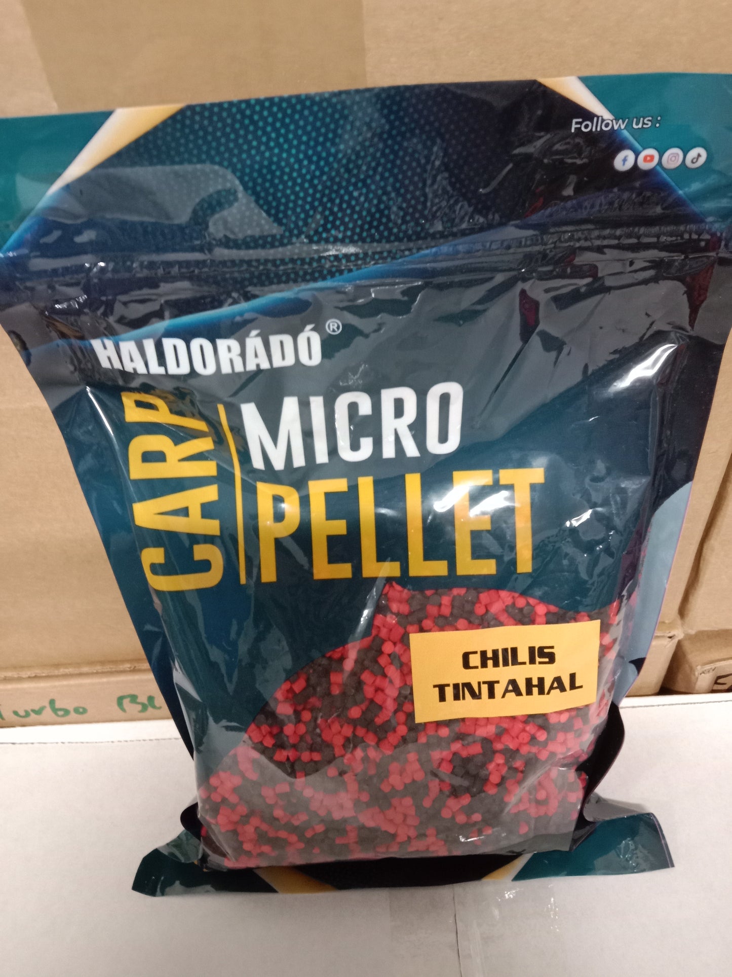 Haldorado Carp Micro Pellets 5mm Chilis/Tintenfisch 600g