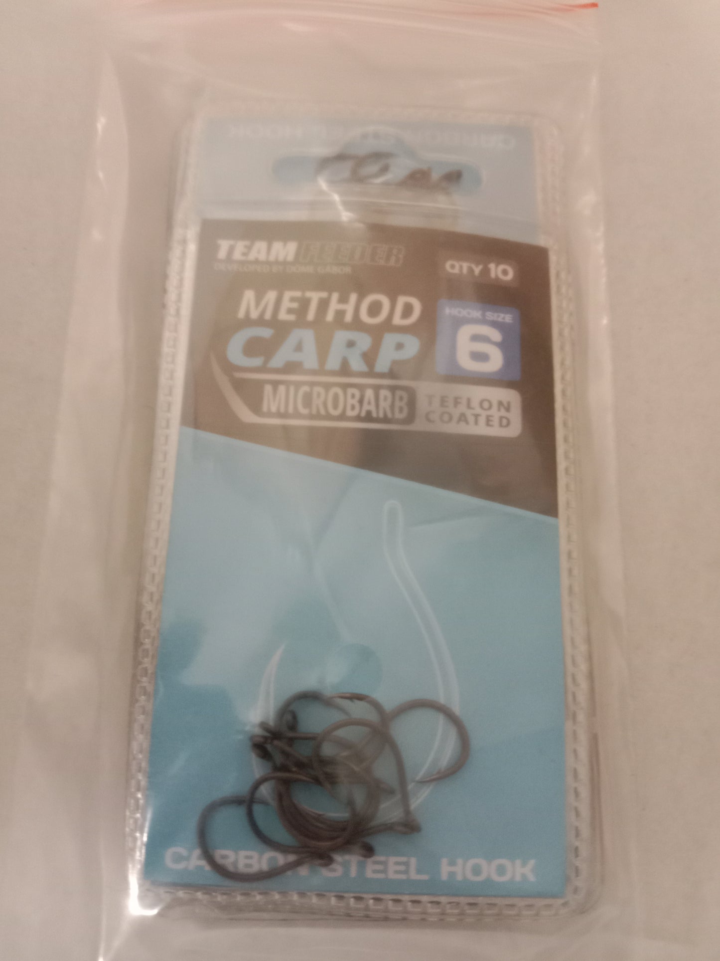 Haldorado Team Feeder Method Carp Haken mit Öhr gr 6 10stk