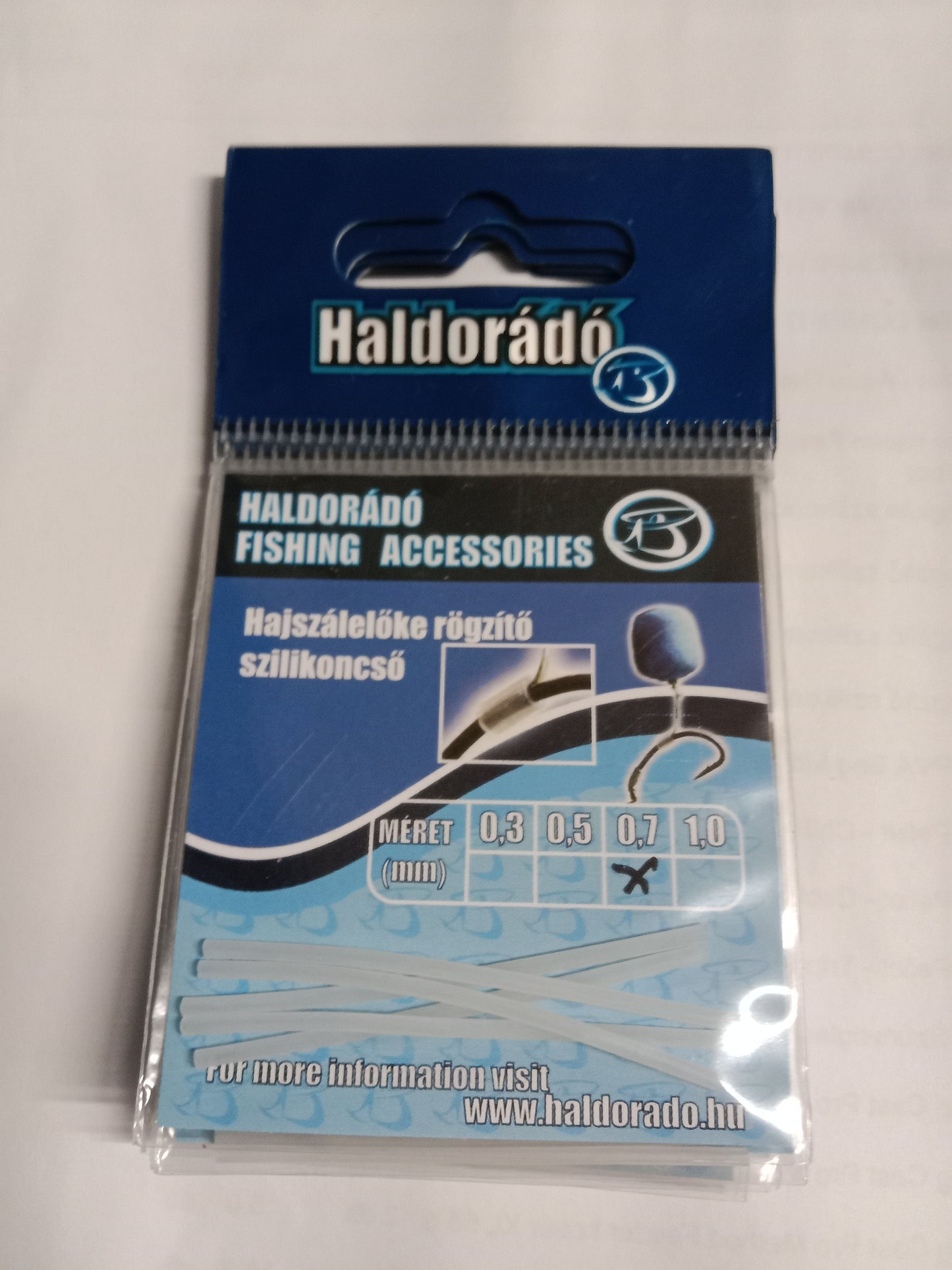Haldorado Silicone Schlauch für Haken und Schwimmer 0,7mm