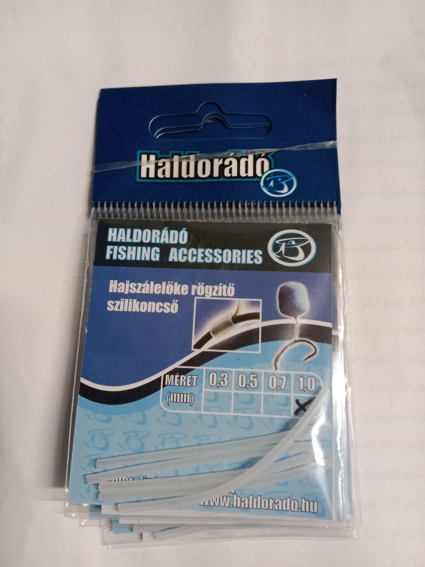 Haldorado Silicone Schlauch für Haken und Schwimmer 1,0mm