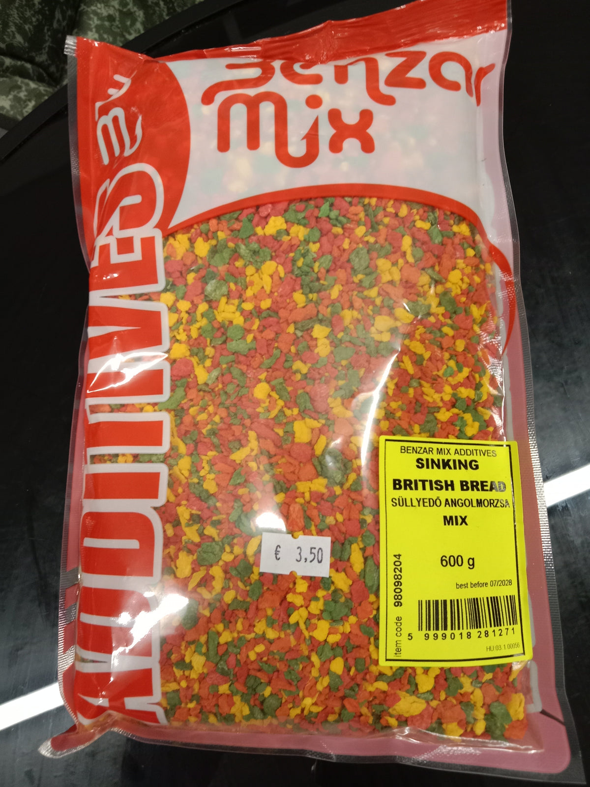 Energofish Benzar Mix British Sinking Bread 600g Mix