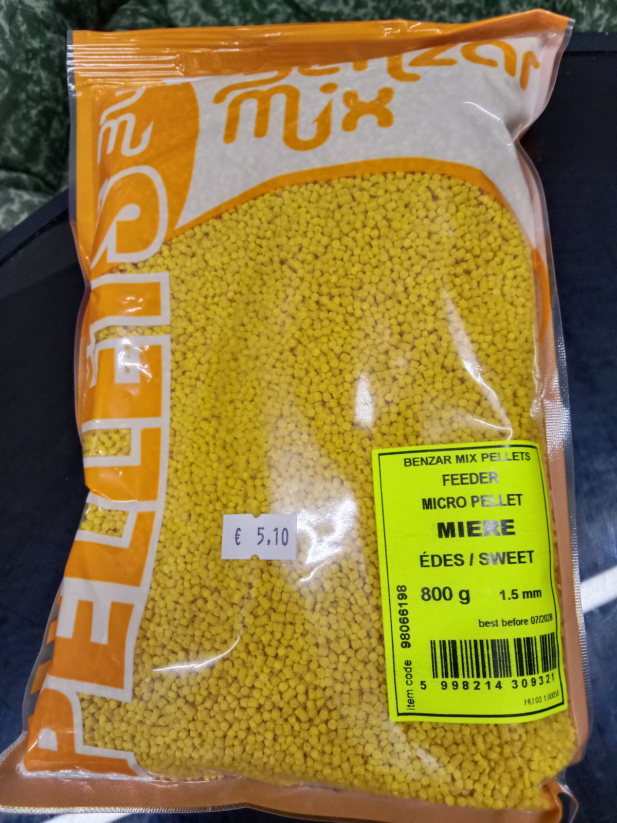 Energofish Benzar Mix Micro Pellets 800g Sweet 1,5mm