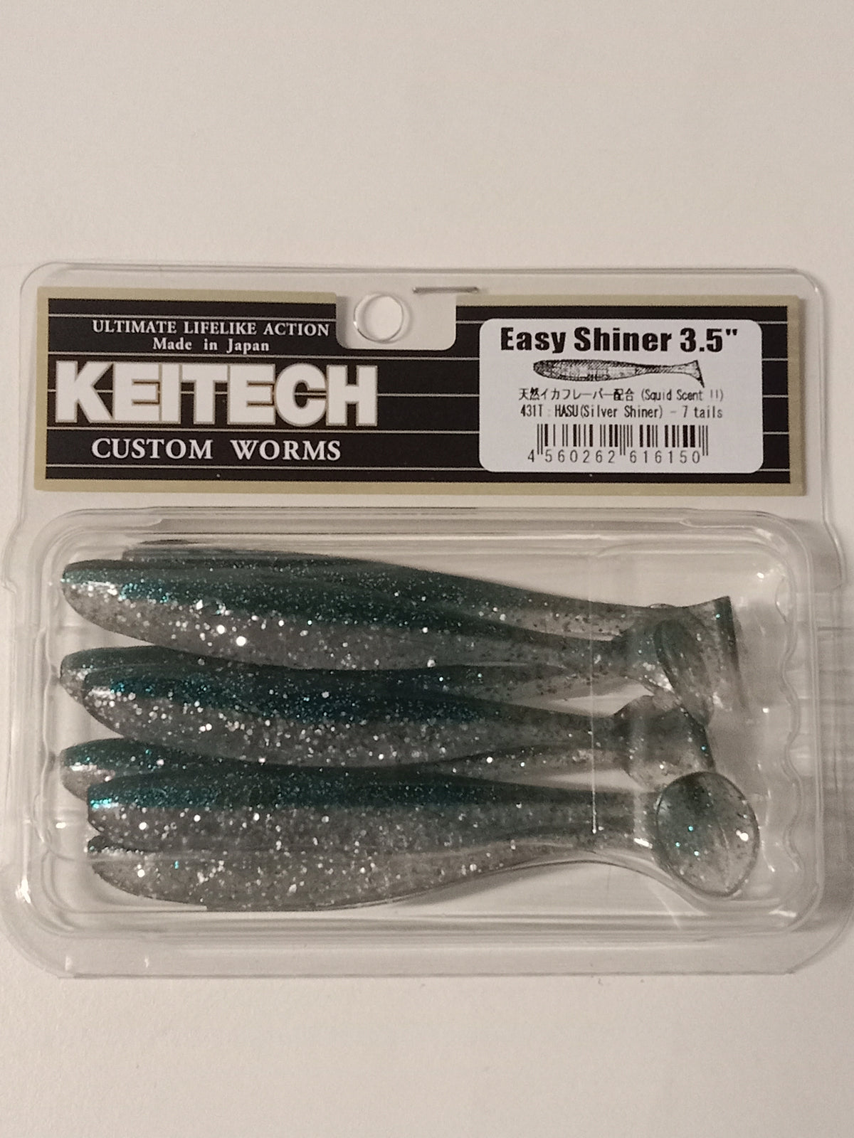 Keitech Easy Shiner 3,5 HASU Silver Shiner