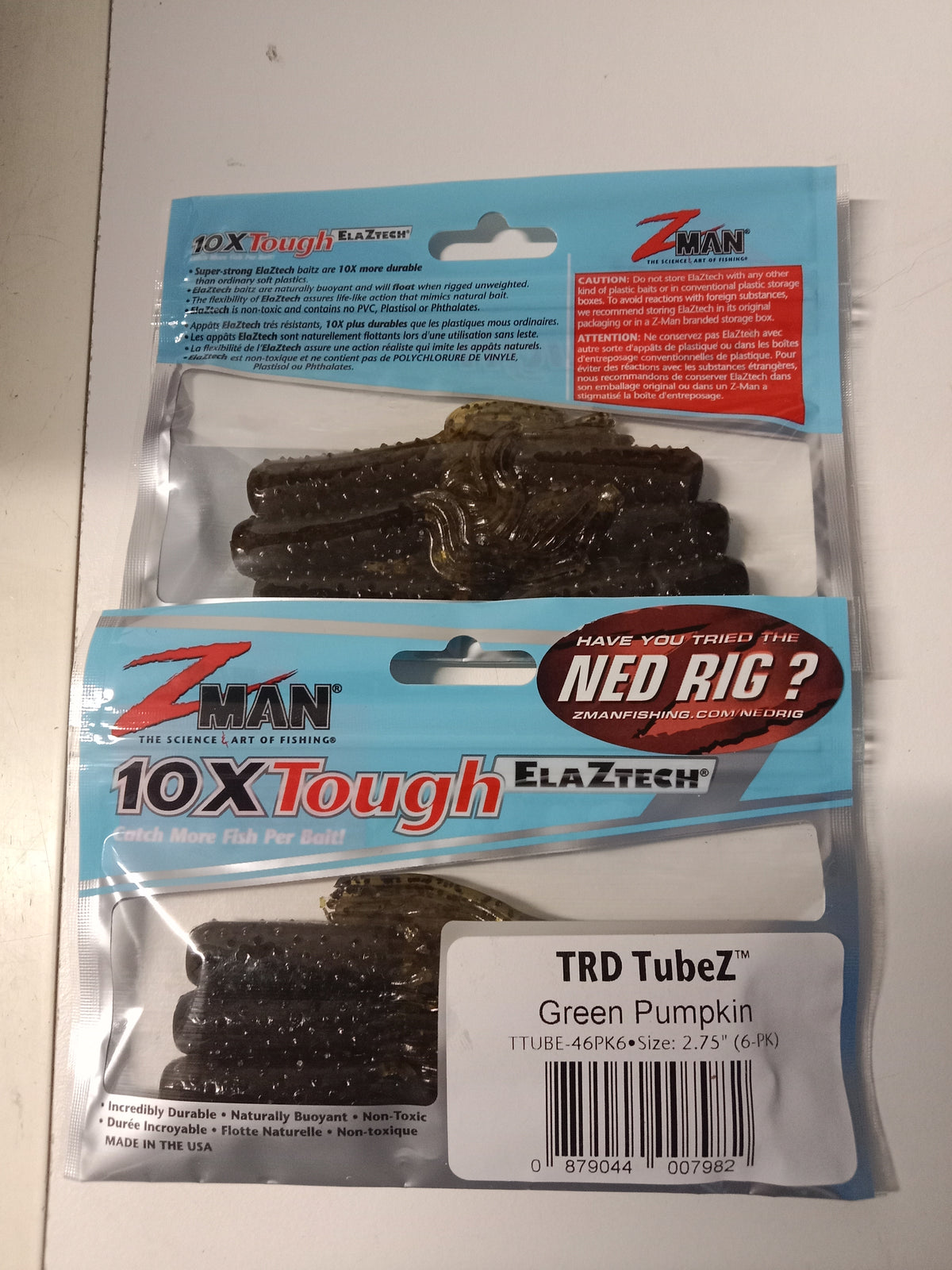 Z Man TRD TubeZ Green Pumkin 2,75