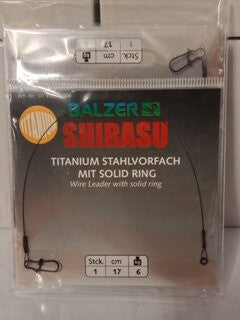 Balzer 1x7 Titan Spitze mit Solid Ring Snap 17cm 6KG Tragkraft