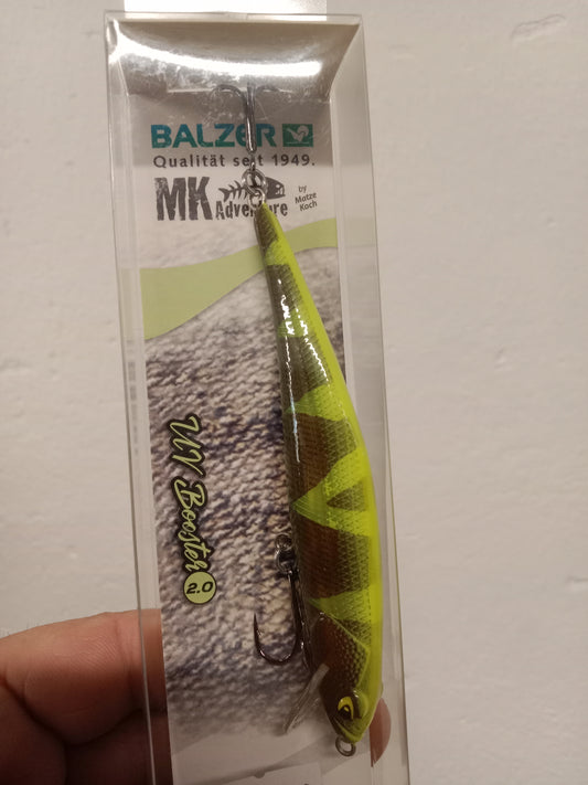 Balzer MK Adventure UV Booster 2,0 Wobbler 11cm 13g 1 stk Hot Motoroil