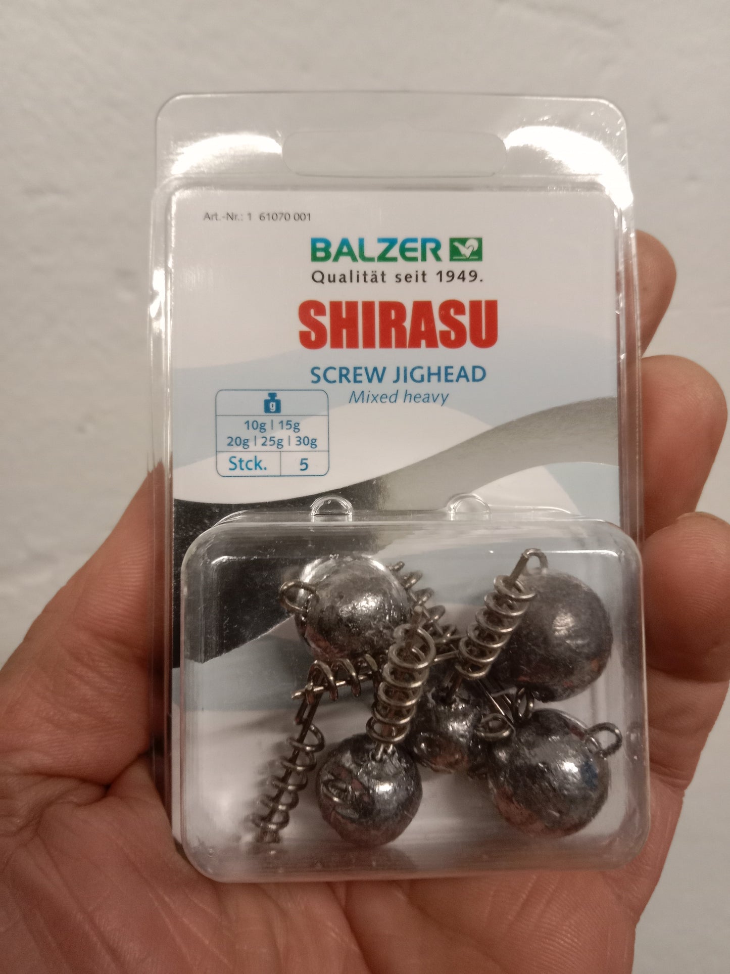 Balzer Screw Jighead Mix Heavy 5stk