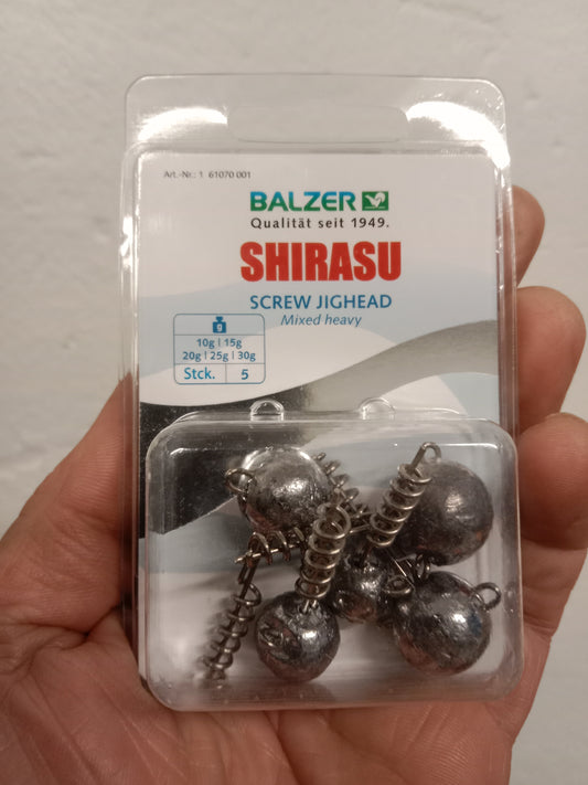 Balzer Screw Jighead Mix Heavy 5stk