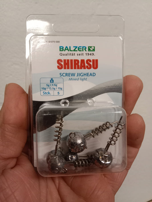 Balzer Screw Jighead Mix Light 5stk