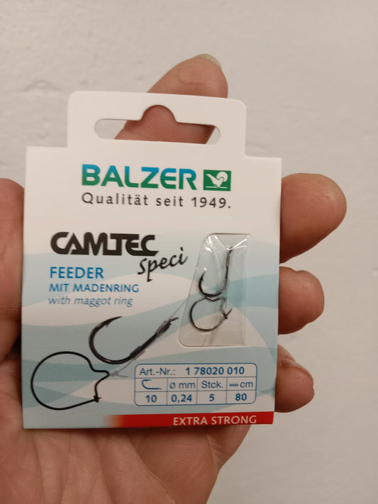 Balzer Camtec Feeder Maden Ring gr 10  0,24mm 80cm