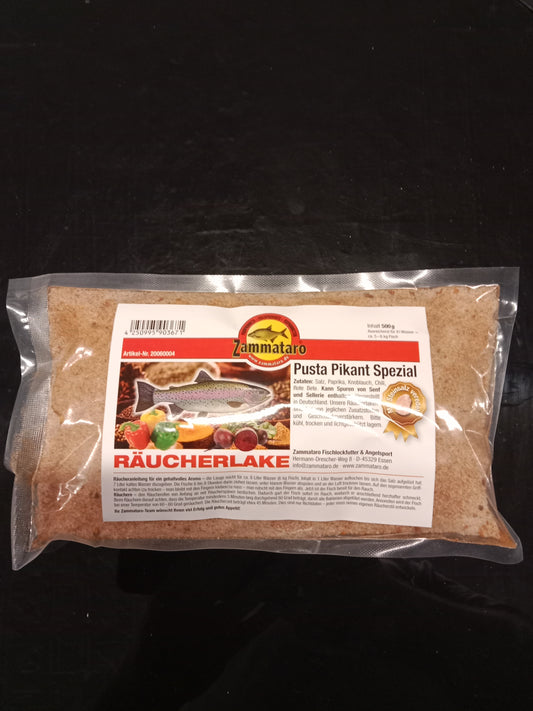 Zammataro Aroma-Gewürz-Kräuter-Salz-Mischung für Rauchfisch Herstellung(EU Name!) 500g Pusta  Pikant Spezial