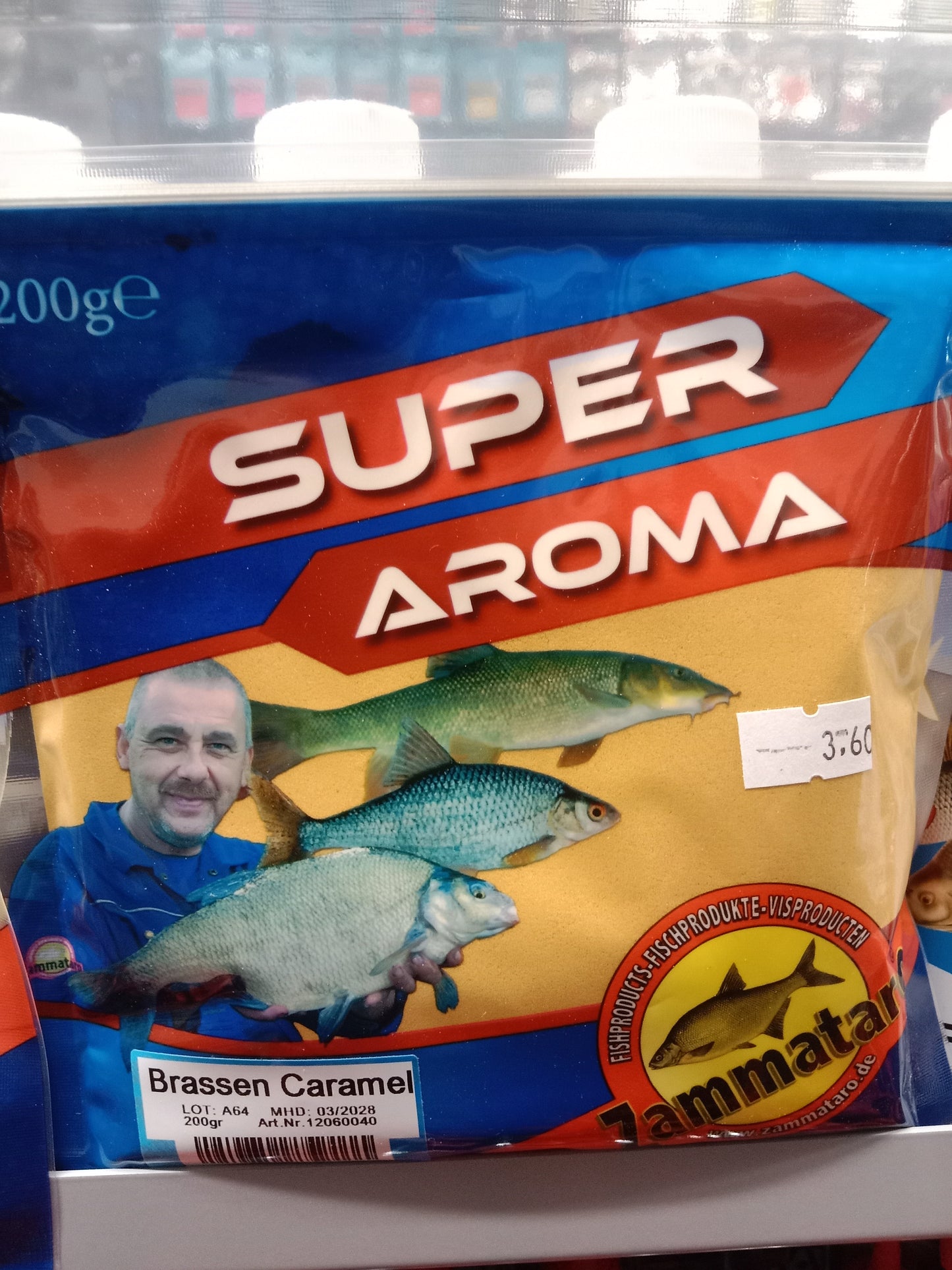Zammataro Pulver Lockstoff Brassen Caramel 200g