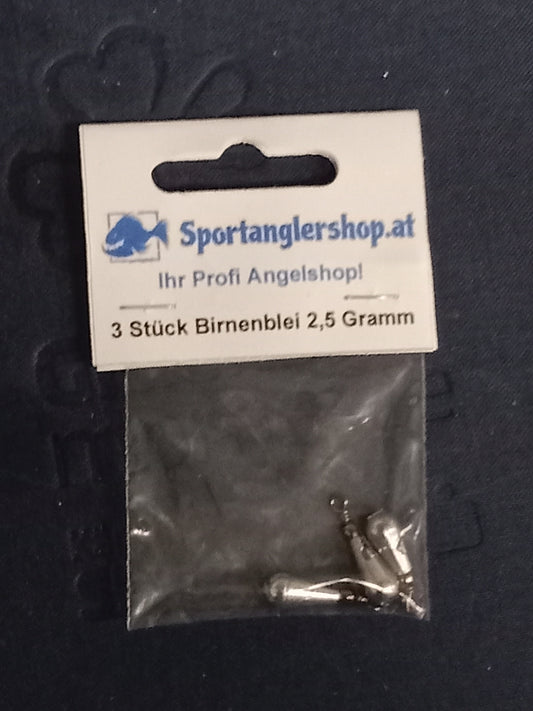 Sportanglershop Birnenblei 2,5g 3 Stk