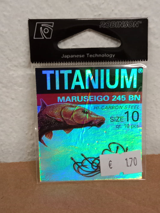 VDE Robinson Titanium Haken Barbe gr 10 Öhrhaken