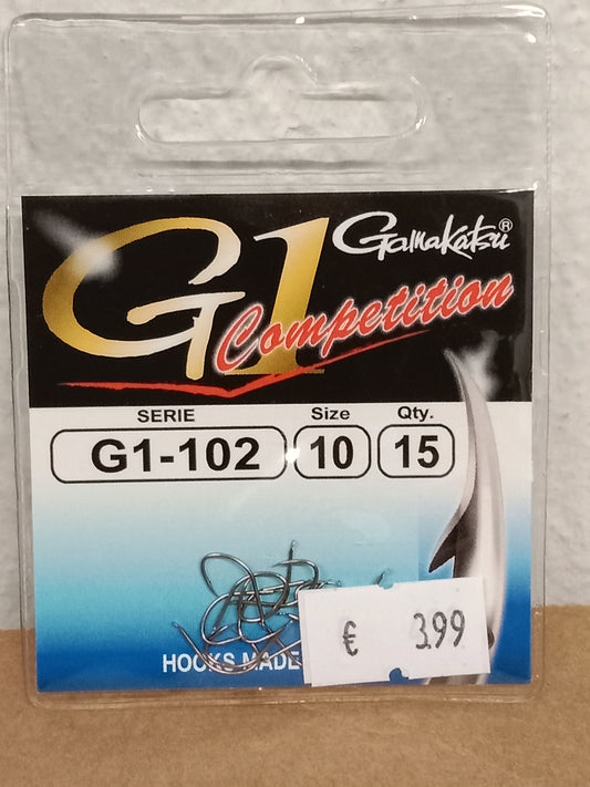 Gamakatsu Haken lose G1 -102  gr 10  15 Stk